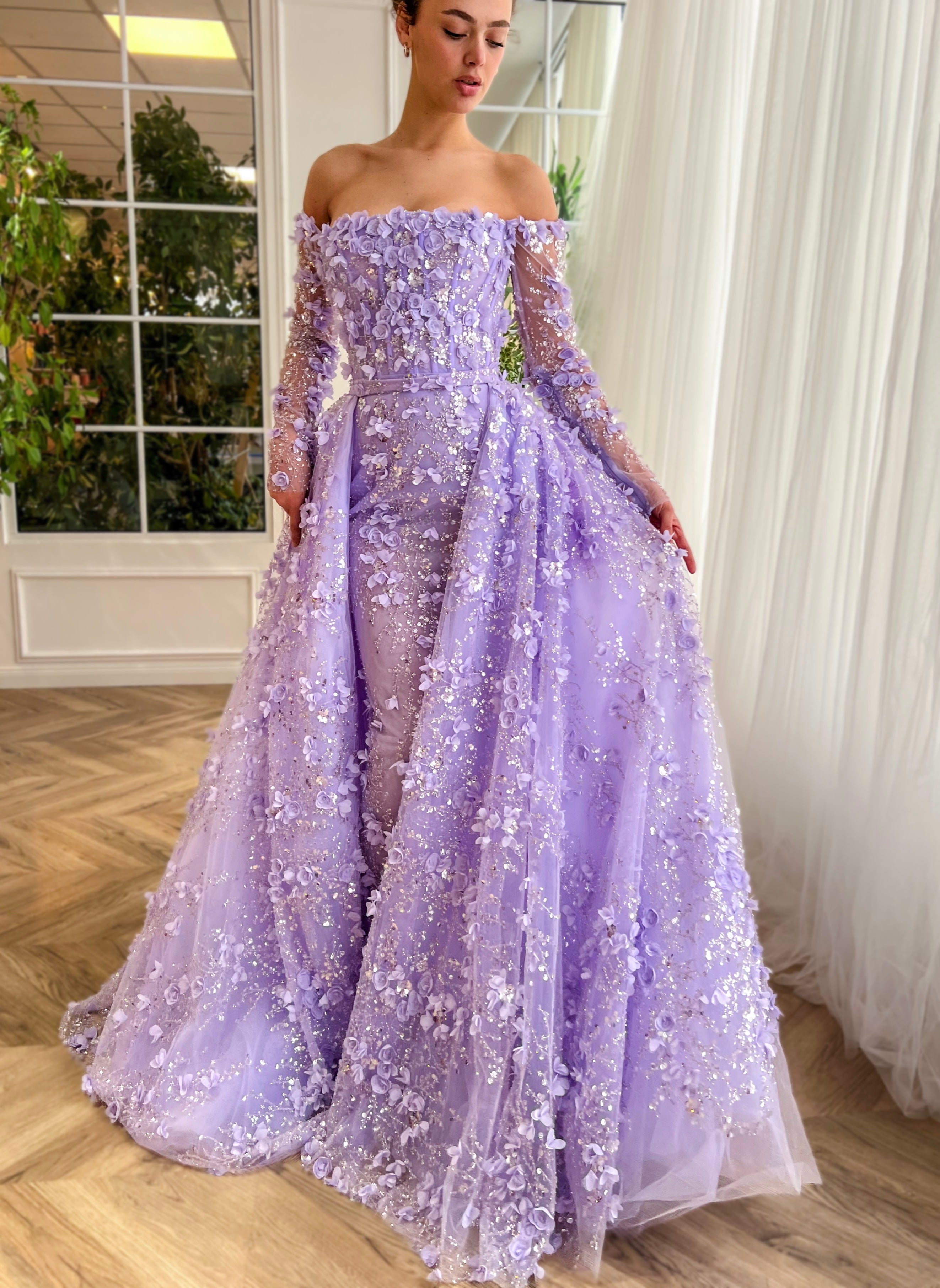 Orchid Serenade Ball Gown Teuta Matoshi - Main Image