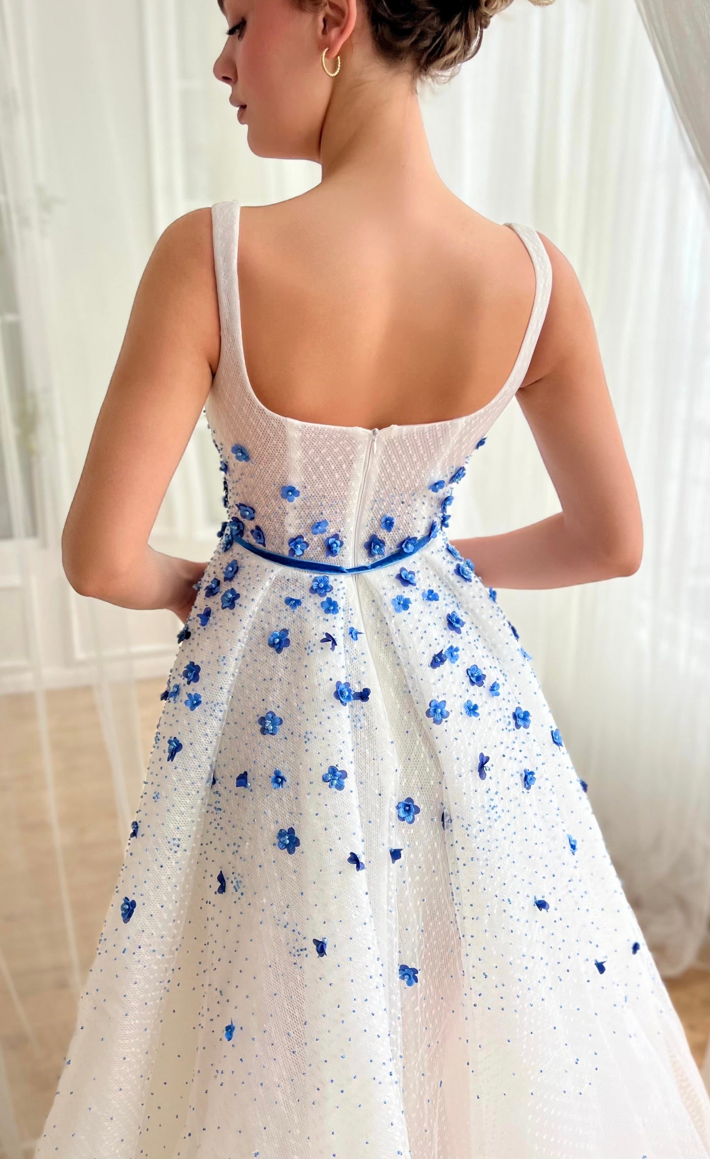 White Midnight Gown - Teuta Matoshi