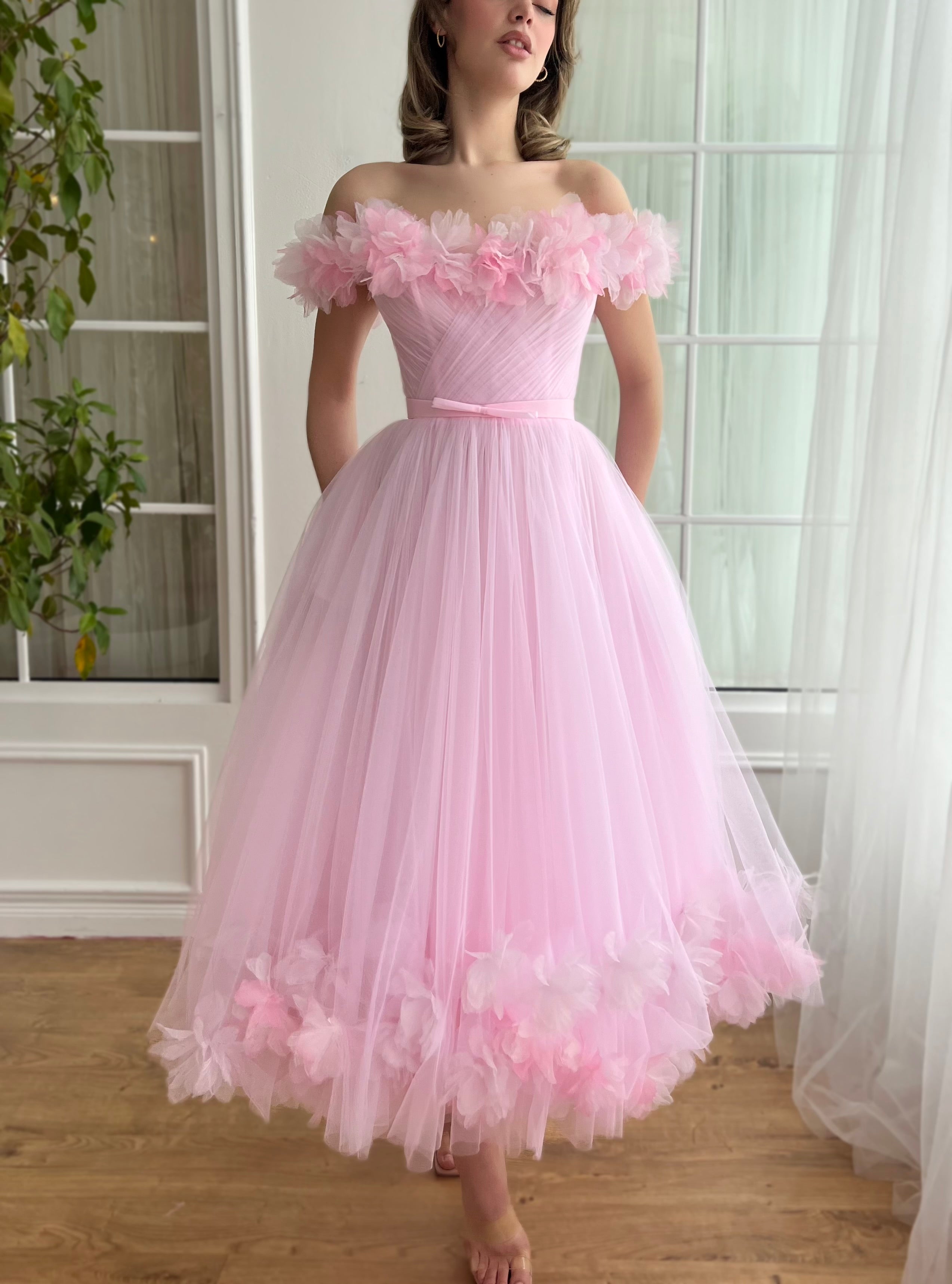 Blush Belle Midi Dress Teuta Matoshi Blush Belle Midi Dress Teuta Matoshi
