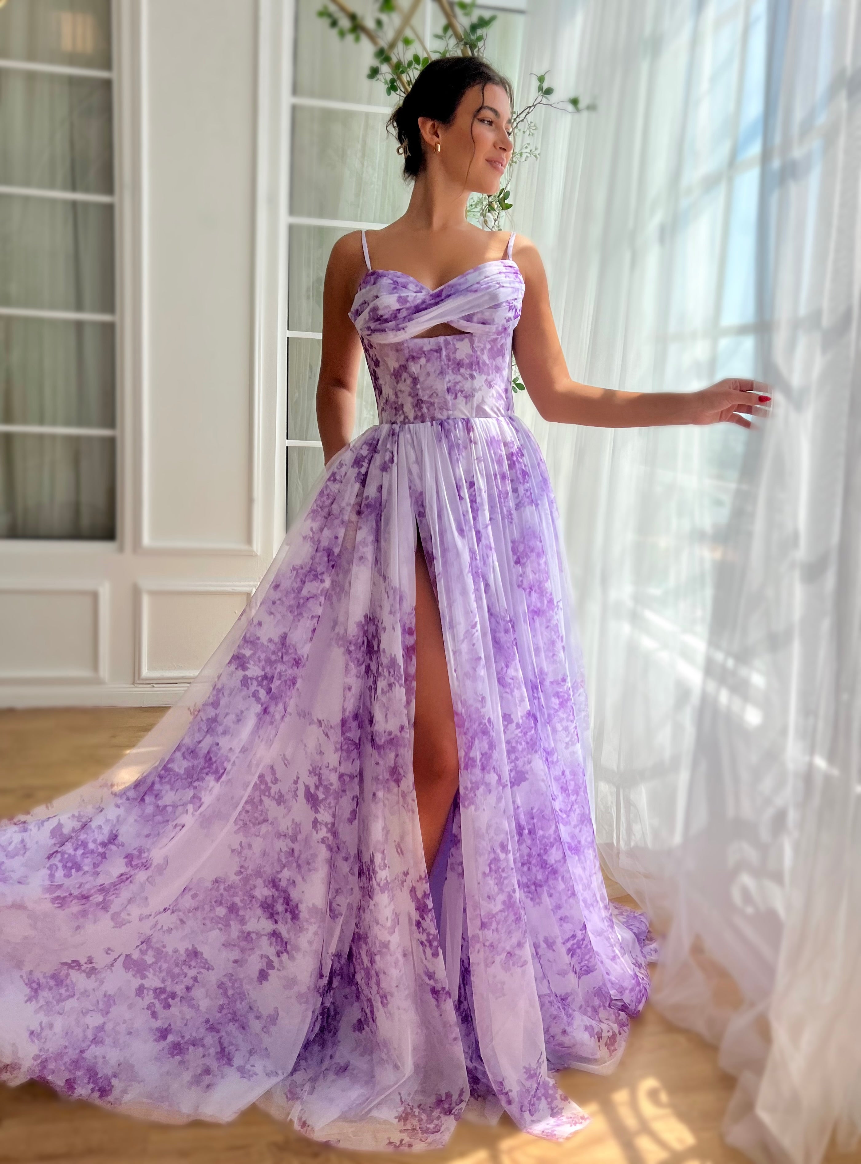 Violet Sky Gown Teuta Matoshi Violet Sky Gown Teuta Matoshi