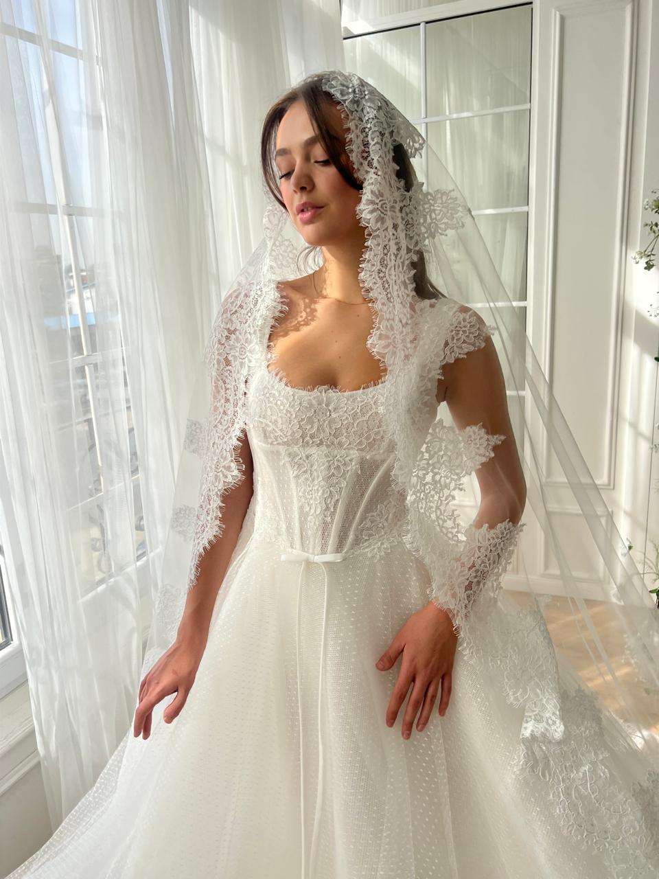 White Bells of Reverie Gown Teuta Matoshi White Bells of Reverie Gown Teuta Matoshi