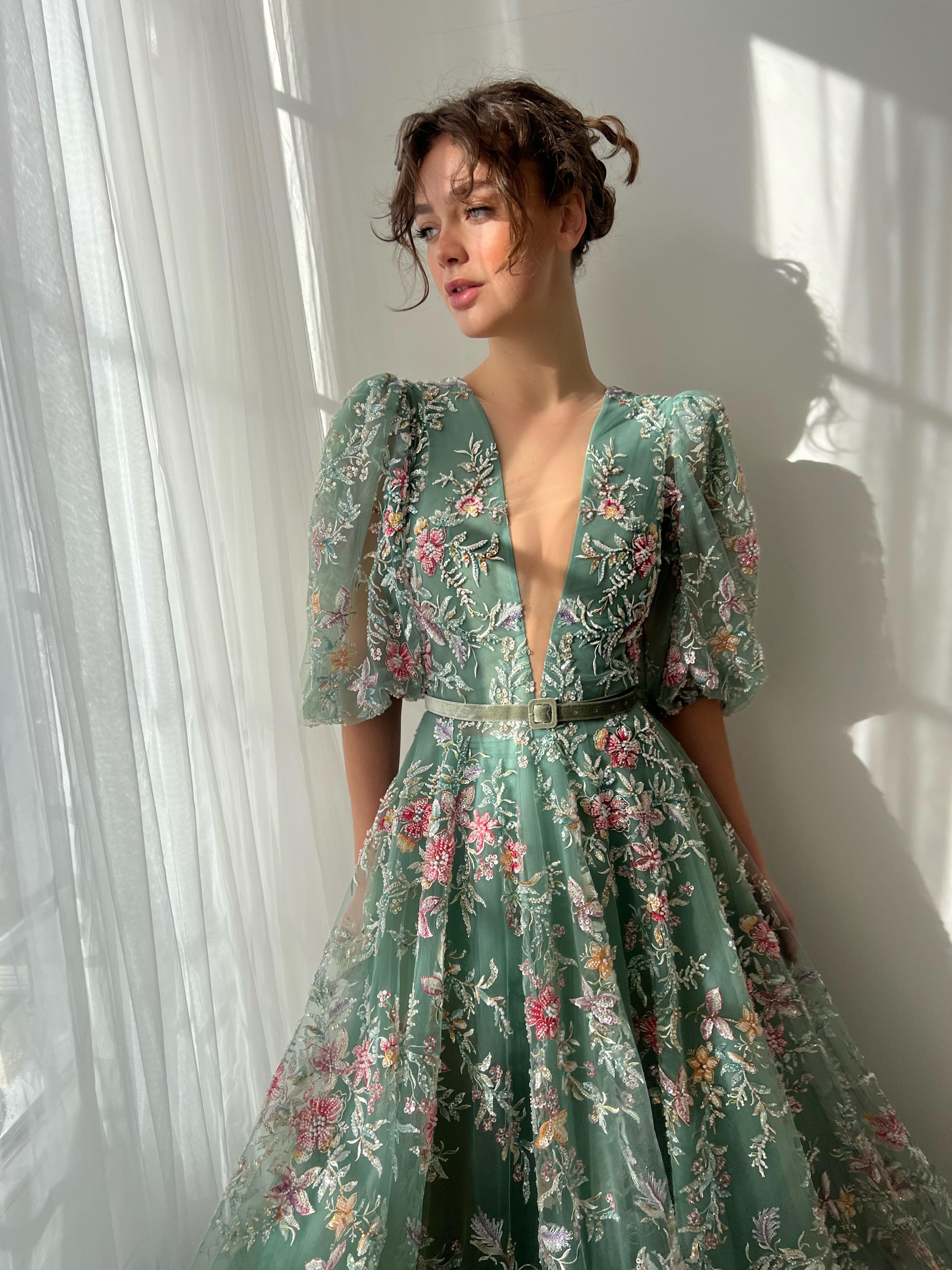 Pine Meadow Gown Teuta Matoshi Pine Meadow Gown Teuta Matoshi
