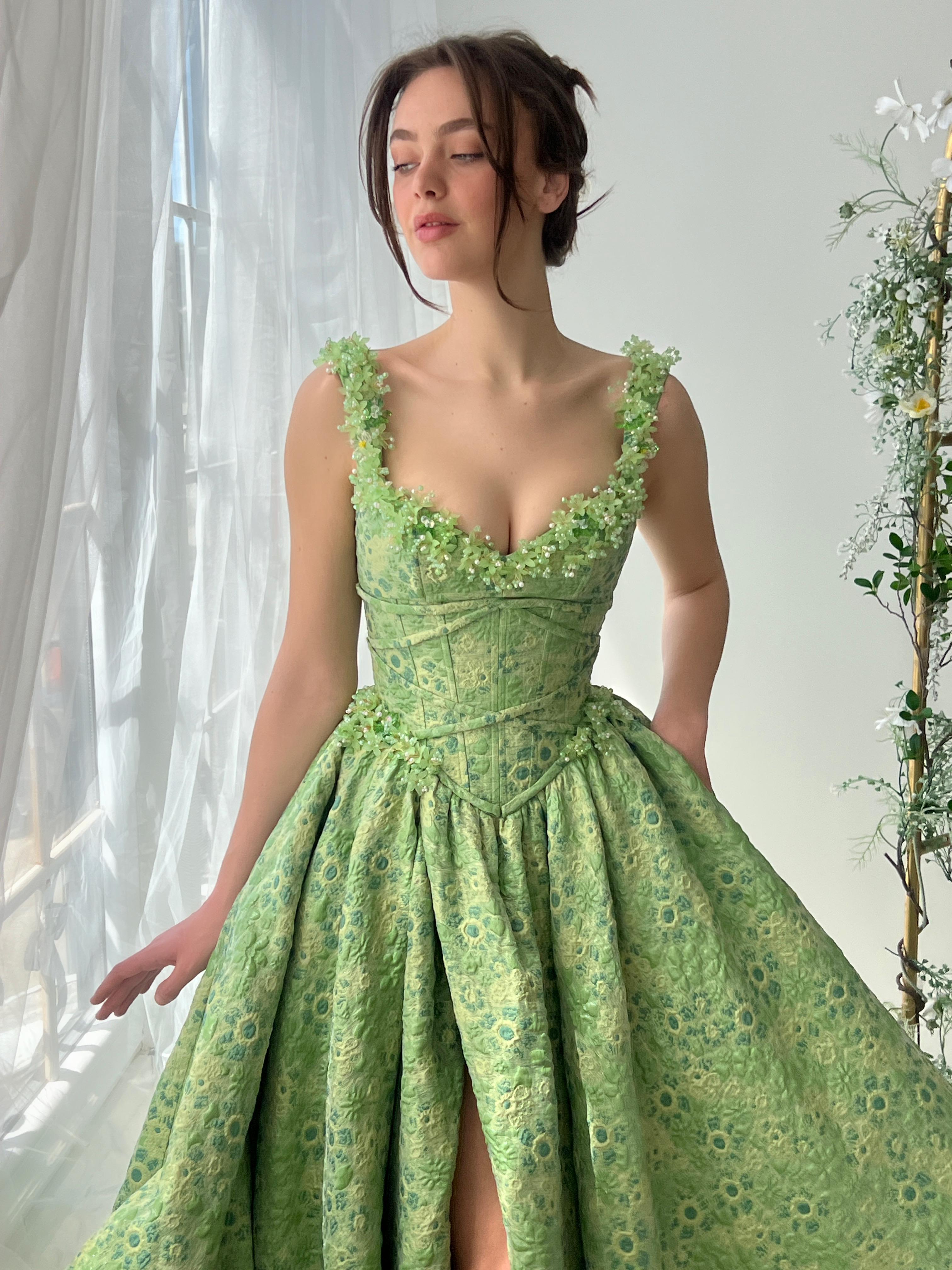 Spring Meadow Gown Teuta Matoshi Spring Meadow Gown Teuta Matoshi