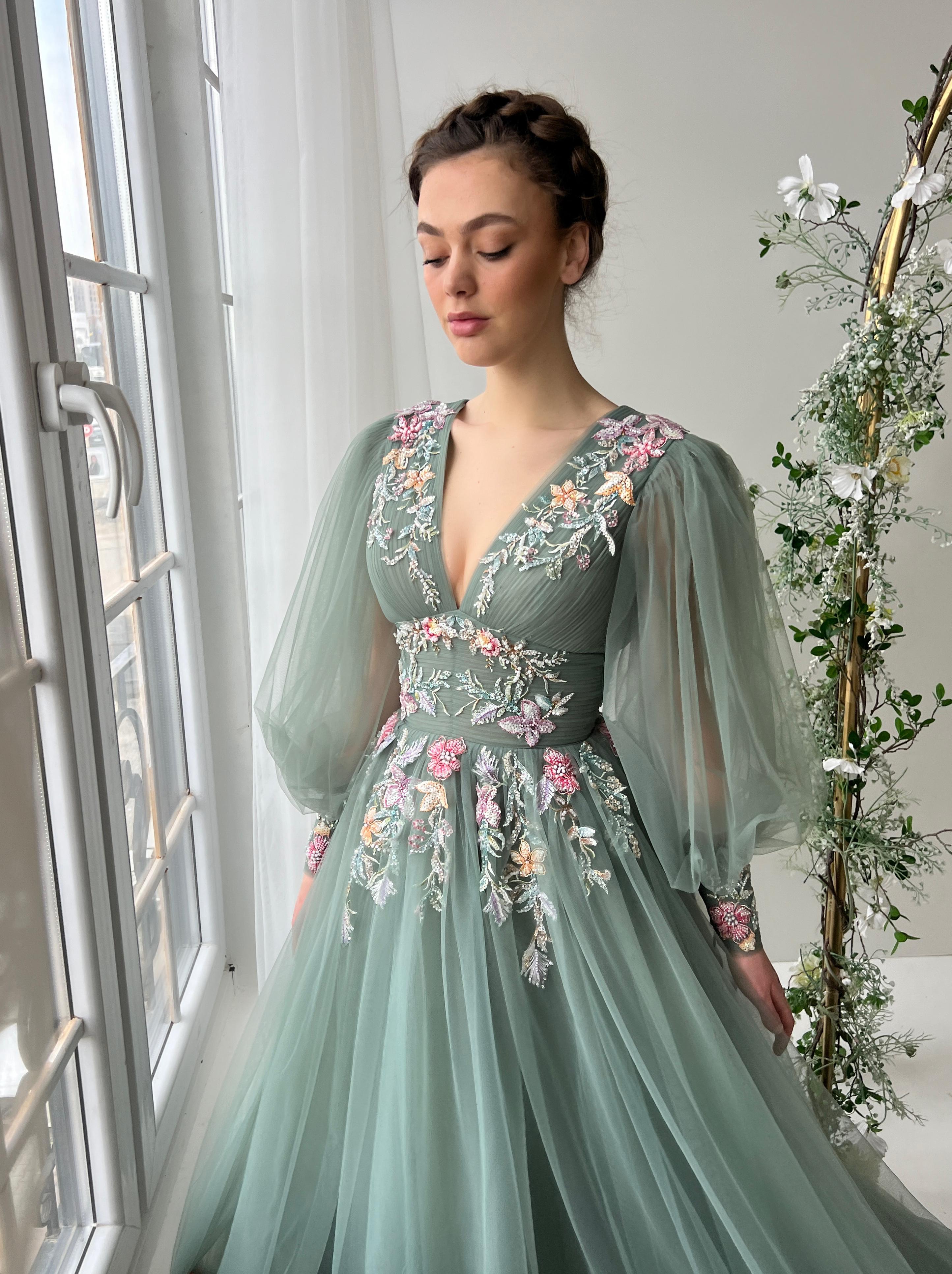 Sage Verse Gown Teuta Matoshi Sage Verse Gown Teuta Matoshi