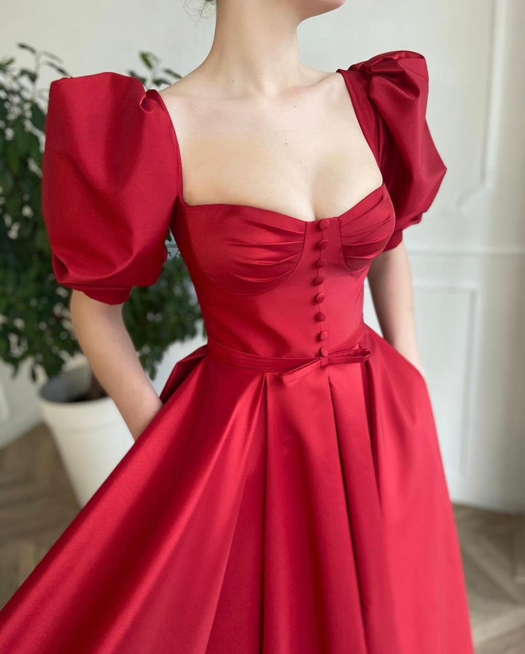 Timeless Scarlet Dress Teuta Matoshi Timeless Scarlet Dress Teuta Matoshi