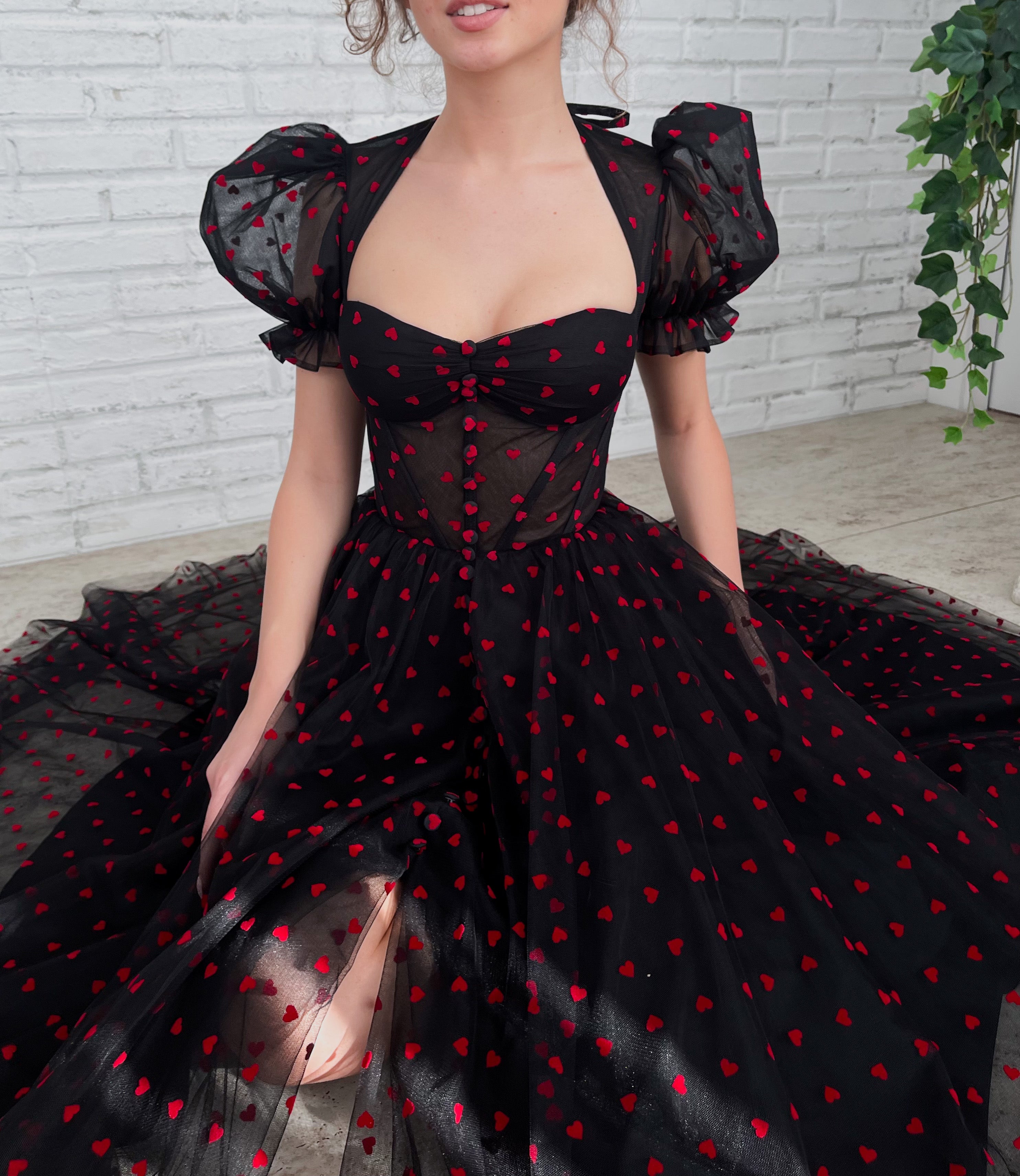 Fluttering Hearts Corset Dress Teuta Matoshi Fluttering Hearts Corset Dress Teuta Matoshi