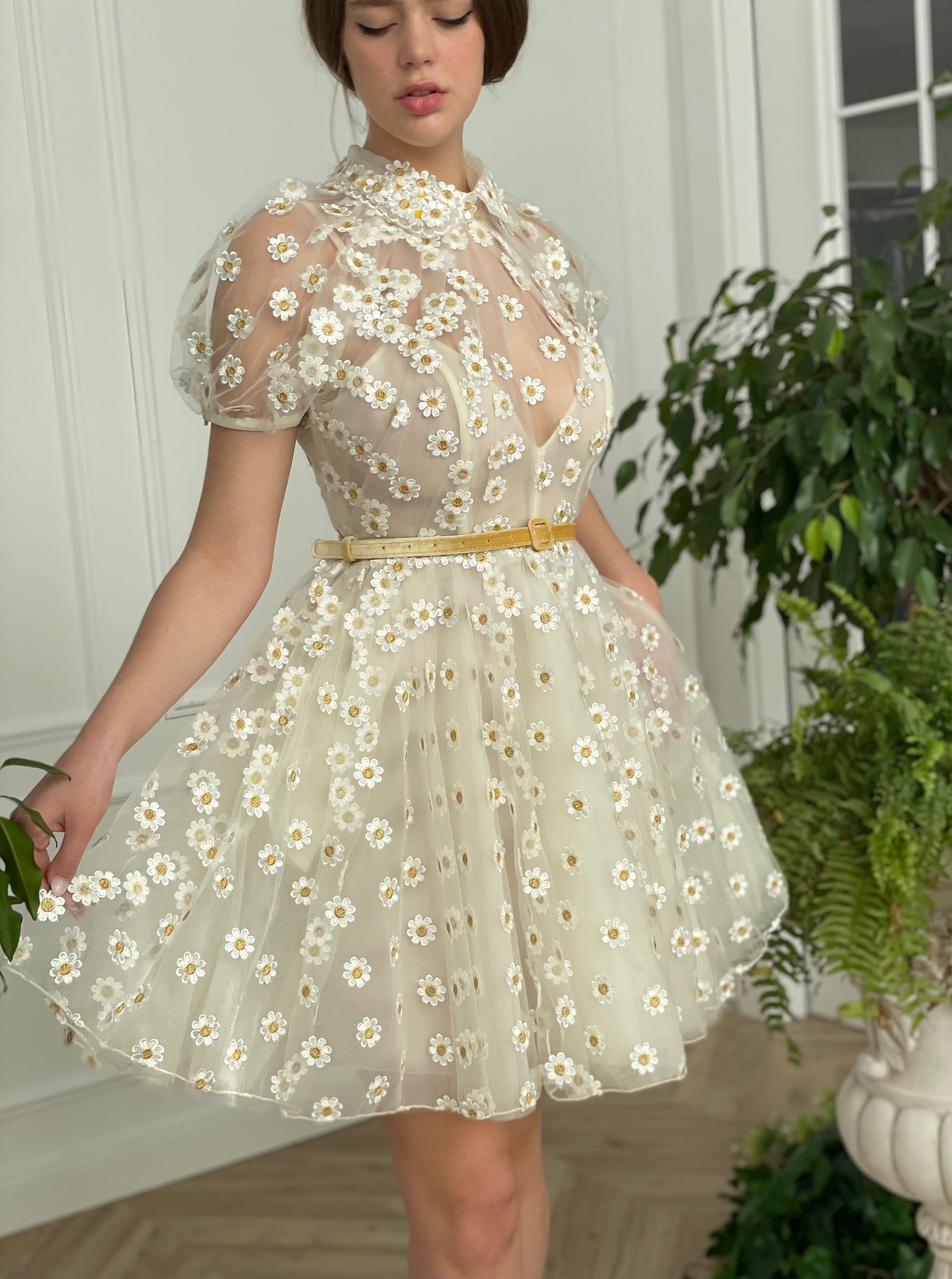 Daisy Renaissance Mini Dress | Teuta Matoshi