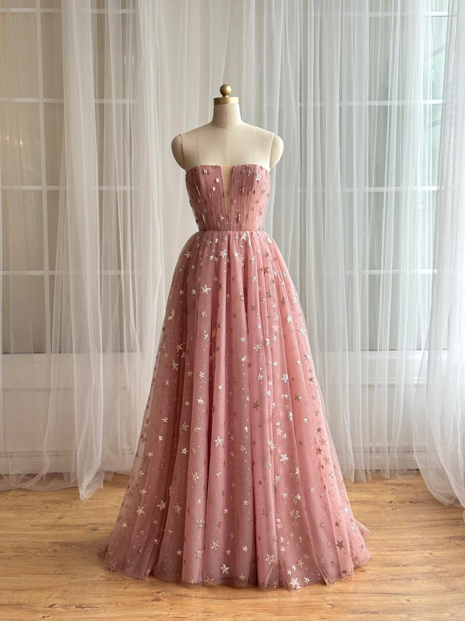 Pink Starry Gown