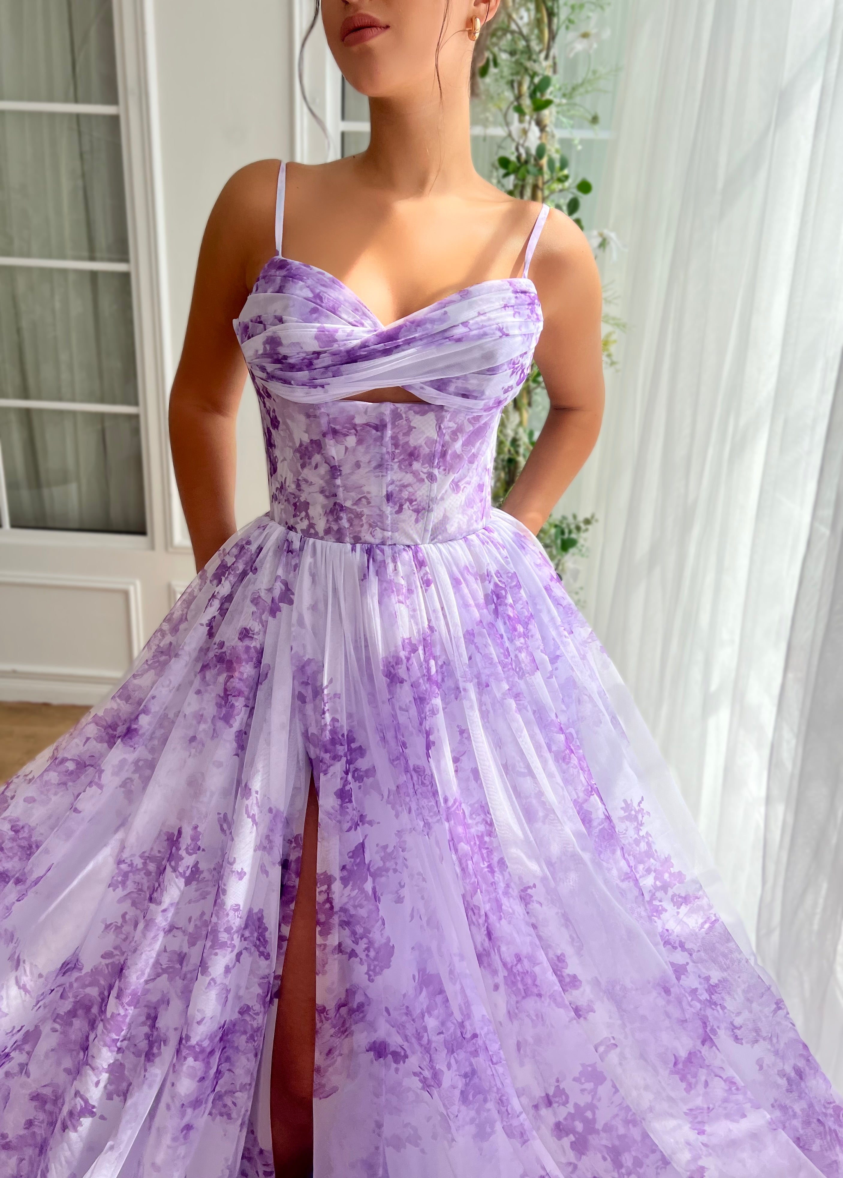 Violet Sky Gown– Teuta Matoshi Violet Sky Gown– Teuta Matoshi