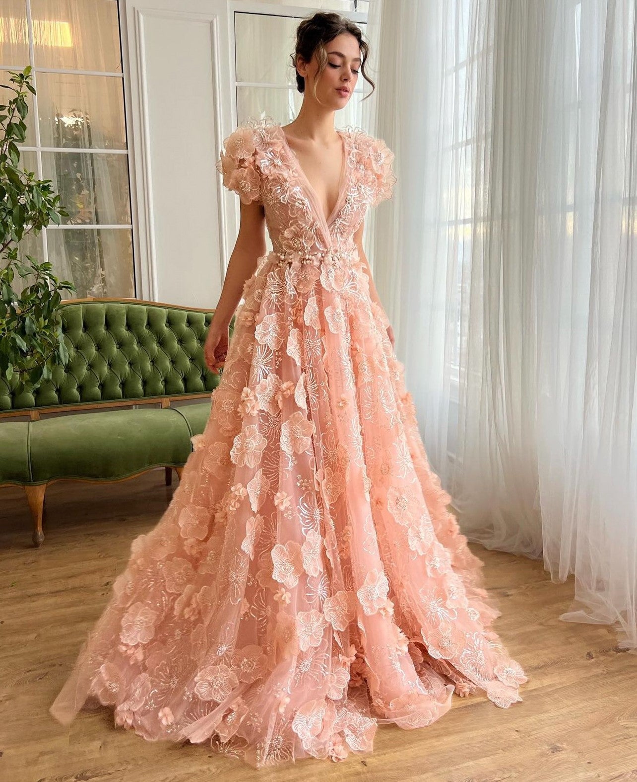 Rosy Grace Gown - Teuta Matoshi