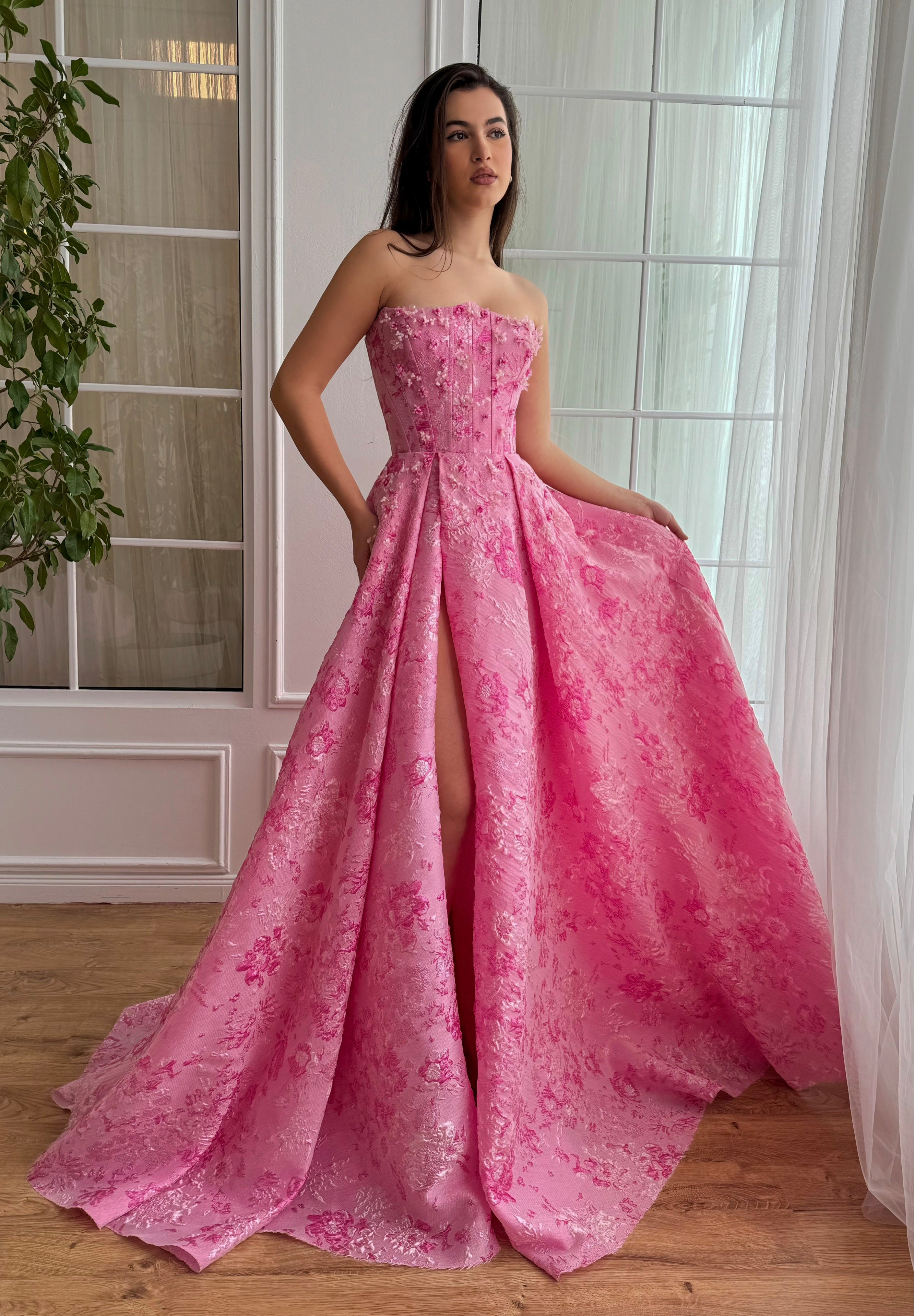 Bonbon Rose Gown Teuta Matoshi Bonbon Rose Gown Teuta Matoshi