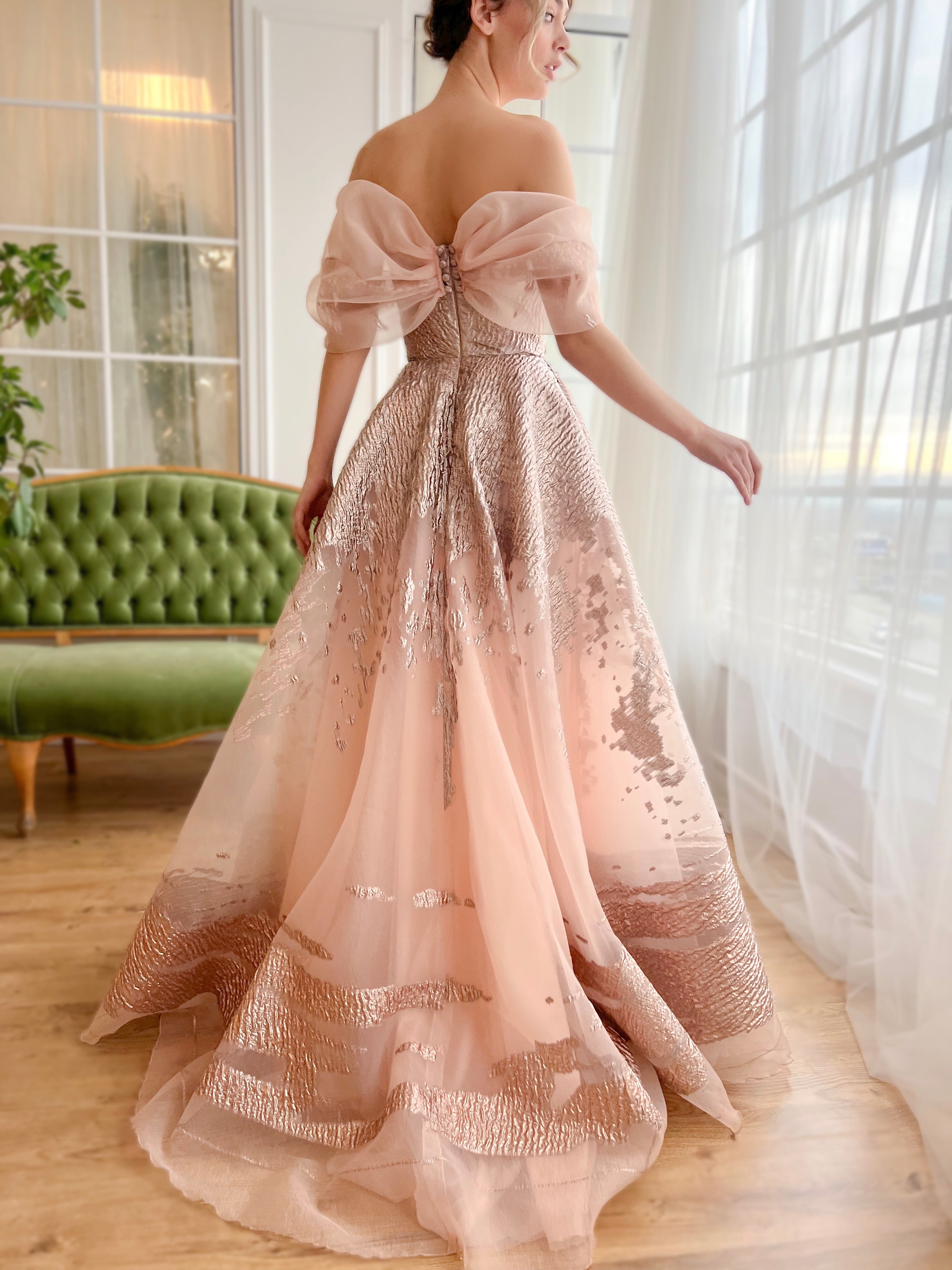 Rose Quartz Gown Teuta Matoshi Rose Quartz Gown Teuta Matoshi