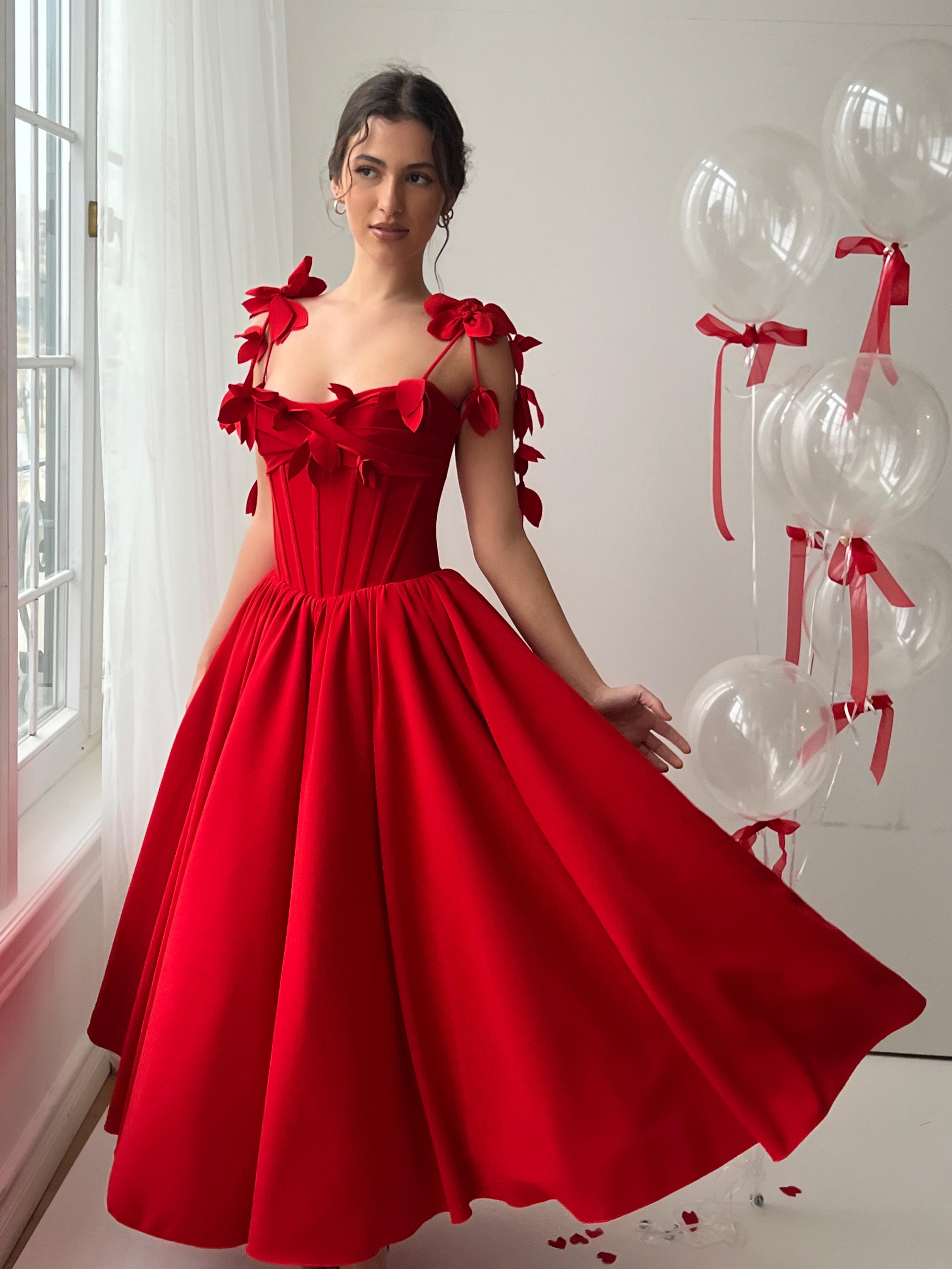Vermilion's Lullaby Midi Dress– Teuta Matoshi Vermilion's Lullaby Midi Dress– Teuta Matoshi