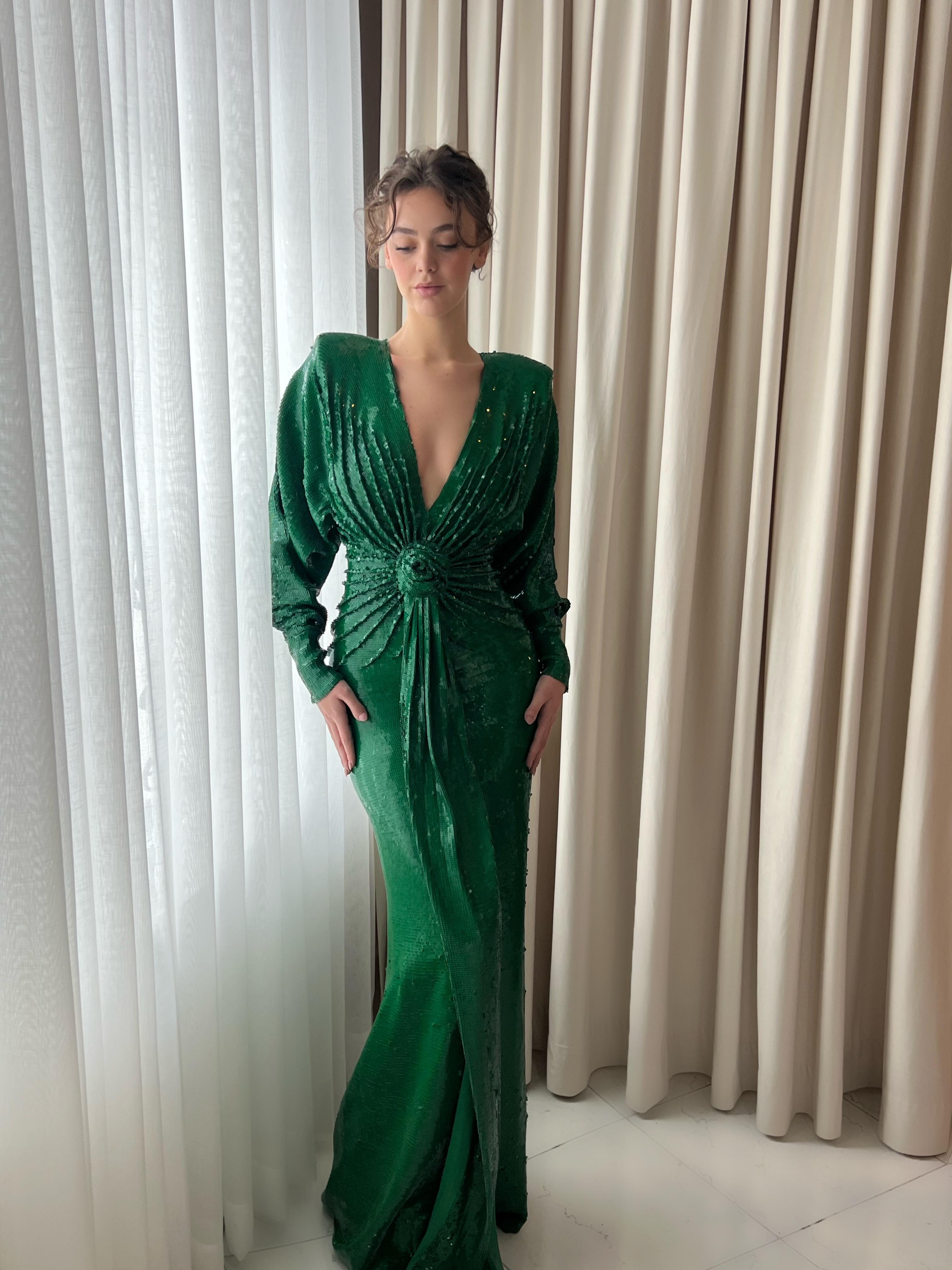 Jade Mermaid Dress Teuta Matoshi Jade Mermaid Dress Teuta Matoshi