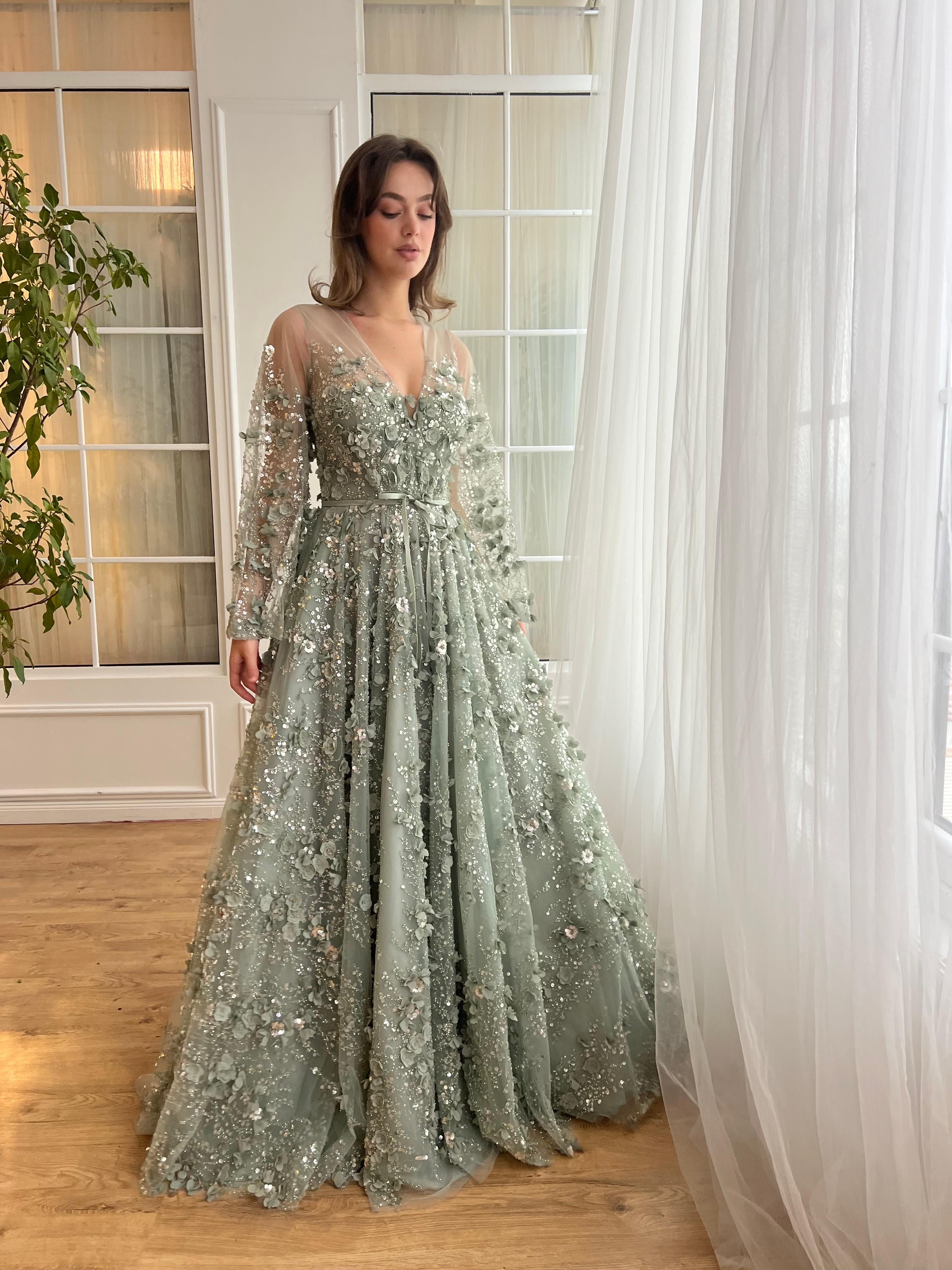 Ash Blooms Serenade Gown Teuta Matoshi Ash Blooms Serenade Gown Teuta Matoshi