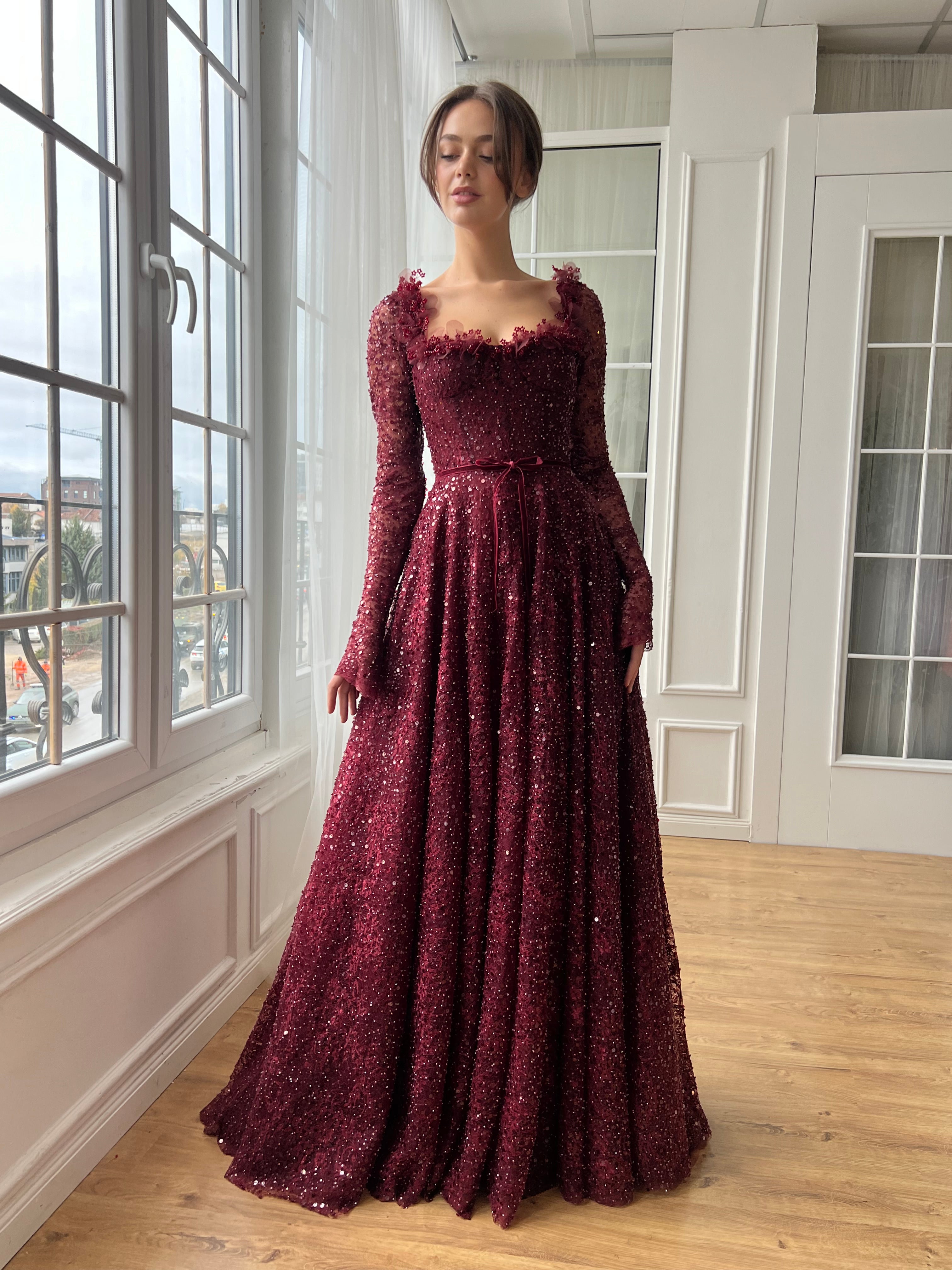 Rosewood Mosaic Gown Teuta Matoshi Rosewood Mosaic Gown Teuta Matoshi