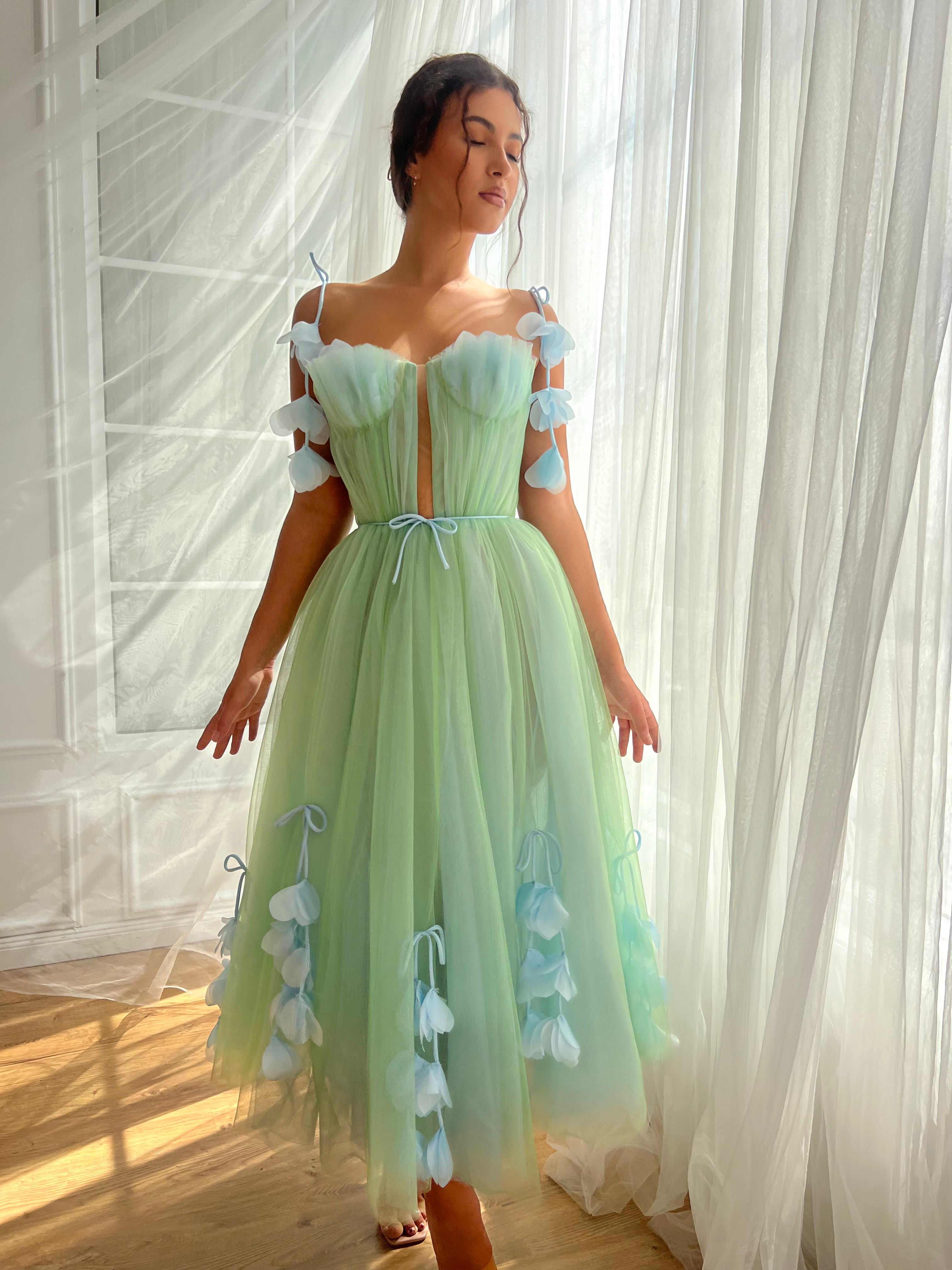 Eucalyptus Glow Midi Dress Teuta Matoshi Eucalyptus Glow Midi Dress Teuta Matoshi