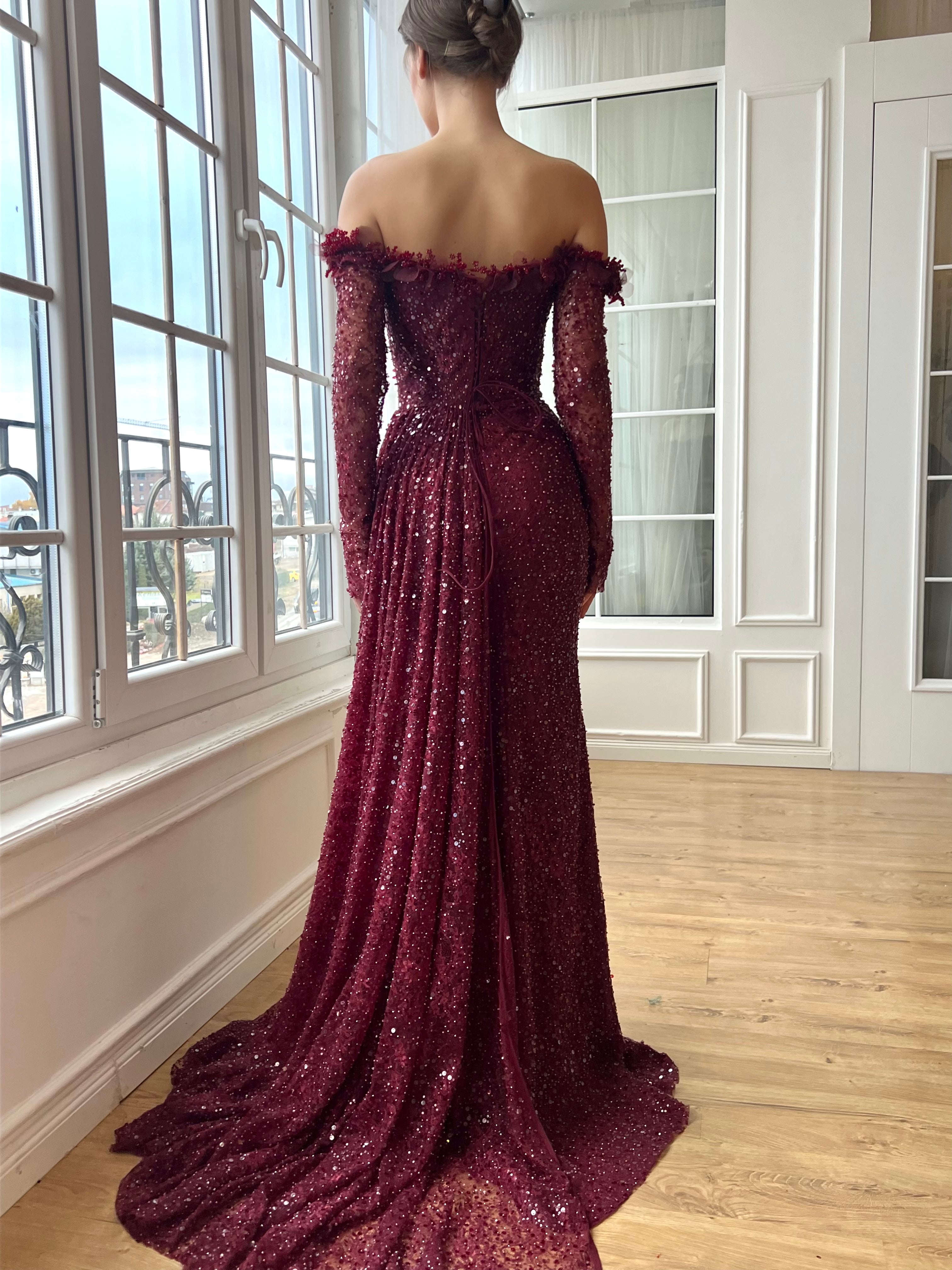 Rosewood Mosaic Mermaid Dress Teuta Matoshi Rosewood Mosaic Mermaid Dress Teuta Matoshi