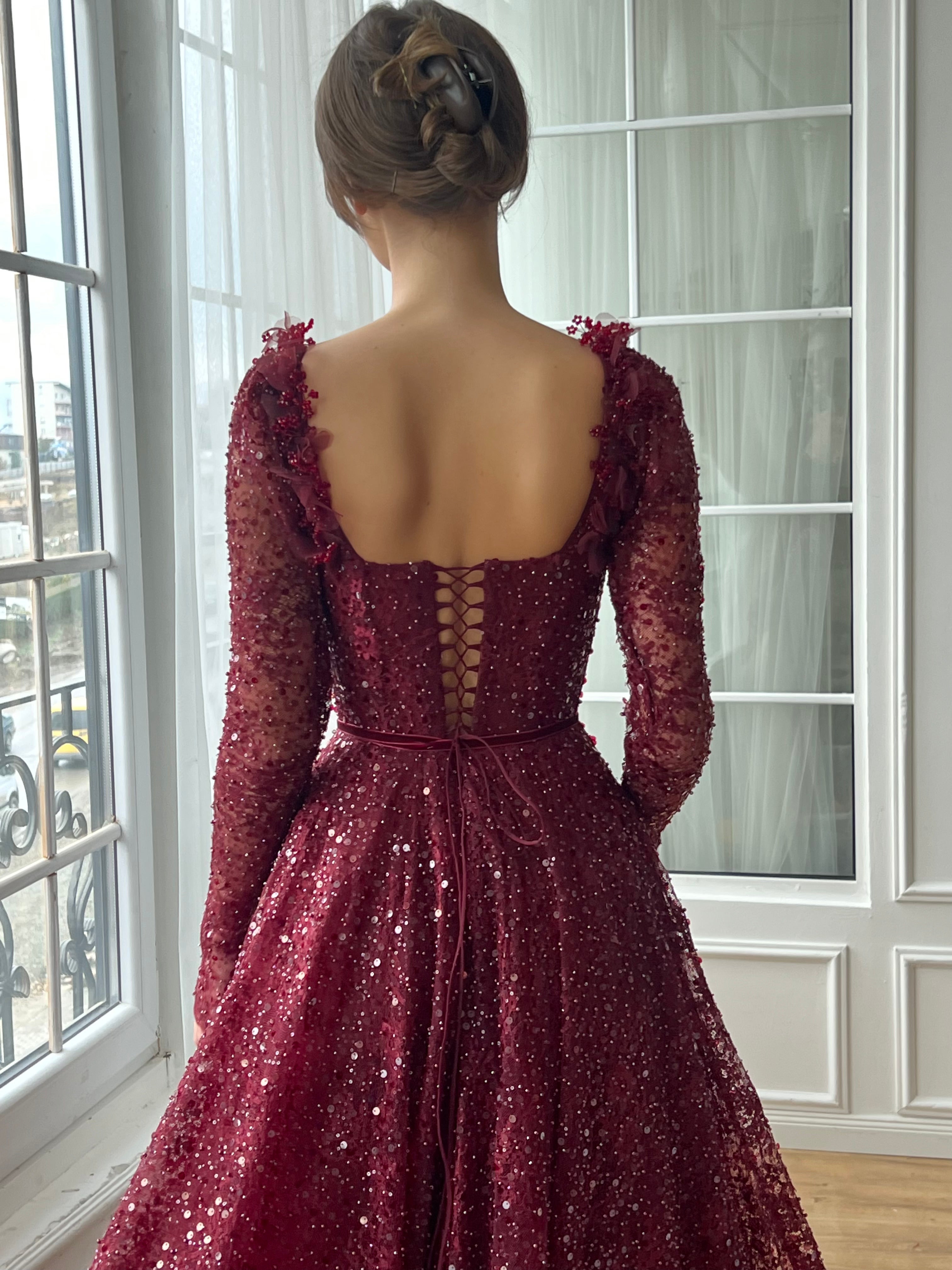 Rosewood Mosaic Gown Teuta Matoshi Rosewood Mosaic Gown Teuta Matoshi