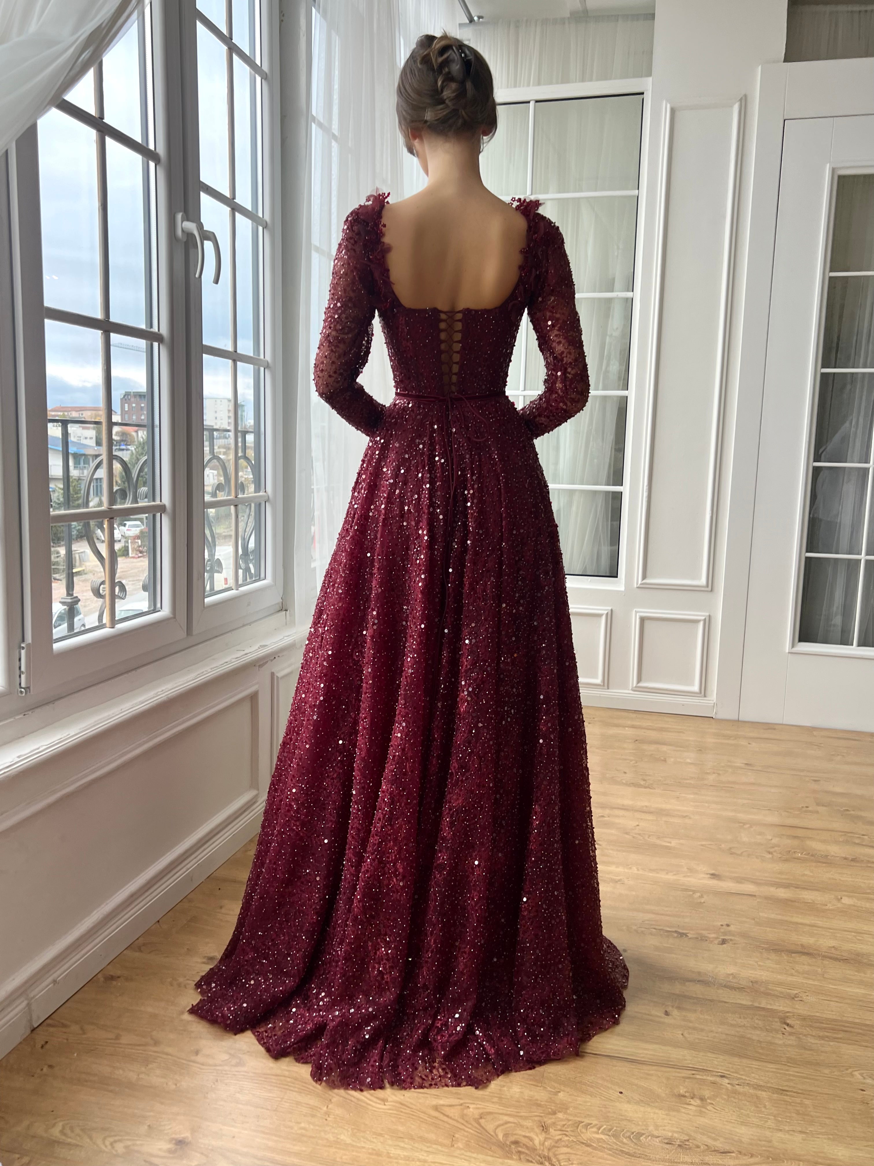 Rosewood Mosaic Gown Teuta Matoshi Rosewood Mosaic Gown Teuta Matoshi