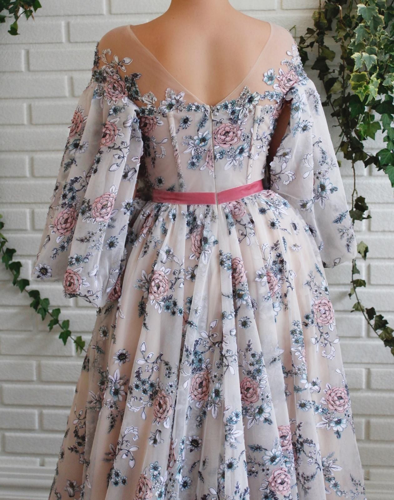J'adore Blooms Gown - Teuta Matoshi