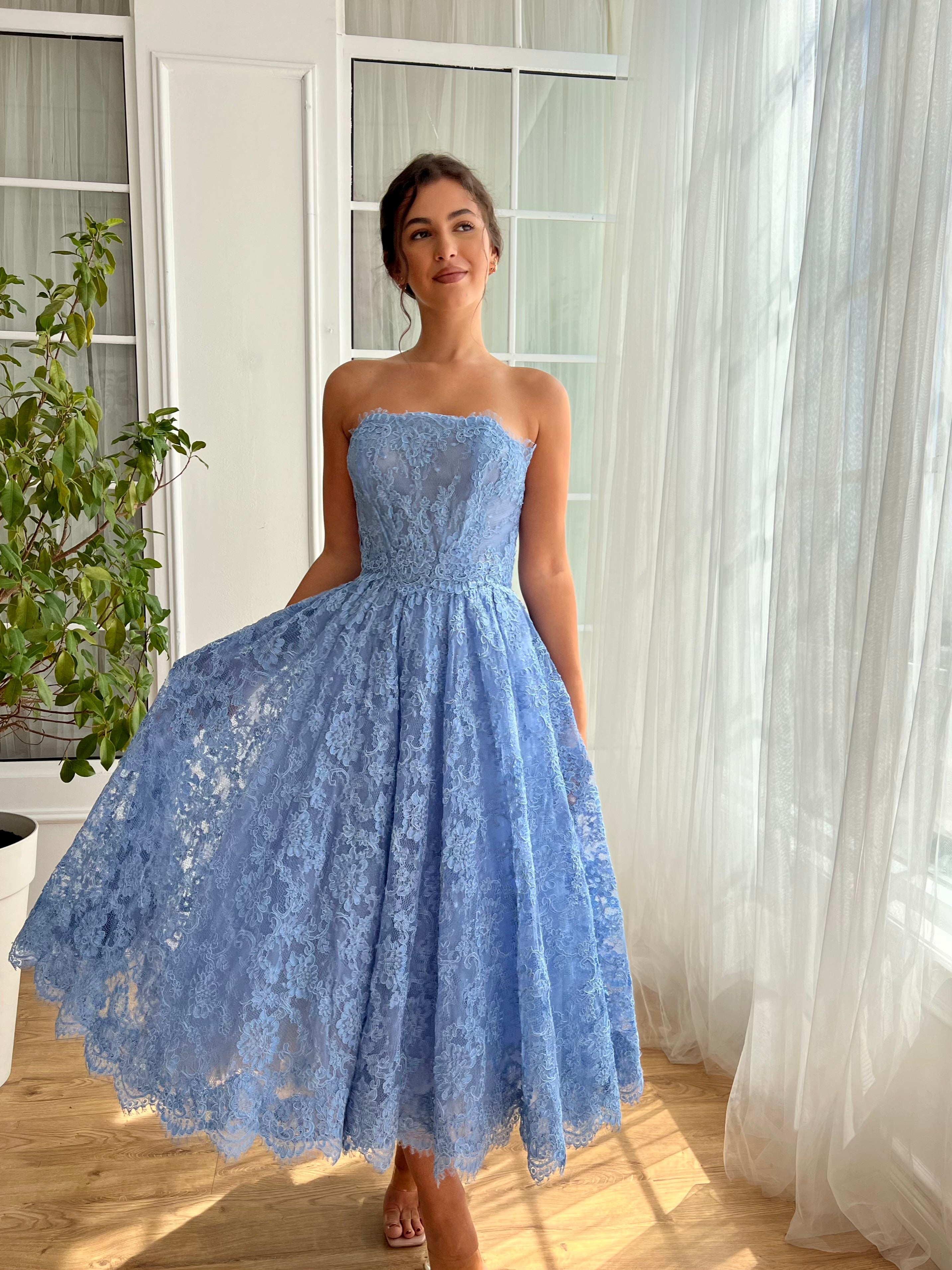 Serene Sapphire Midi Dress Teuta Matoshi Serene Sapphire Midi Dress Teuta Matoshi