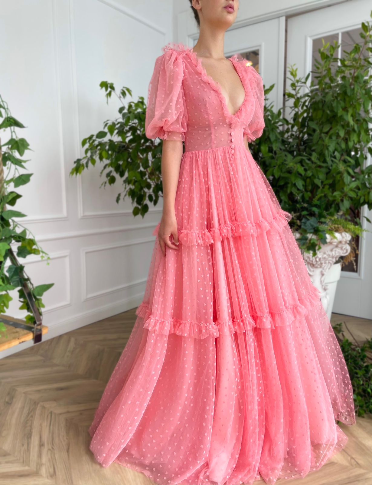 Rose Romance Tulle Gown– Teuta Matoshi