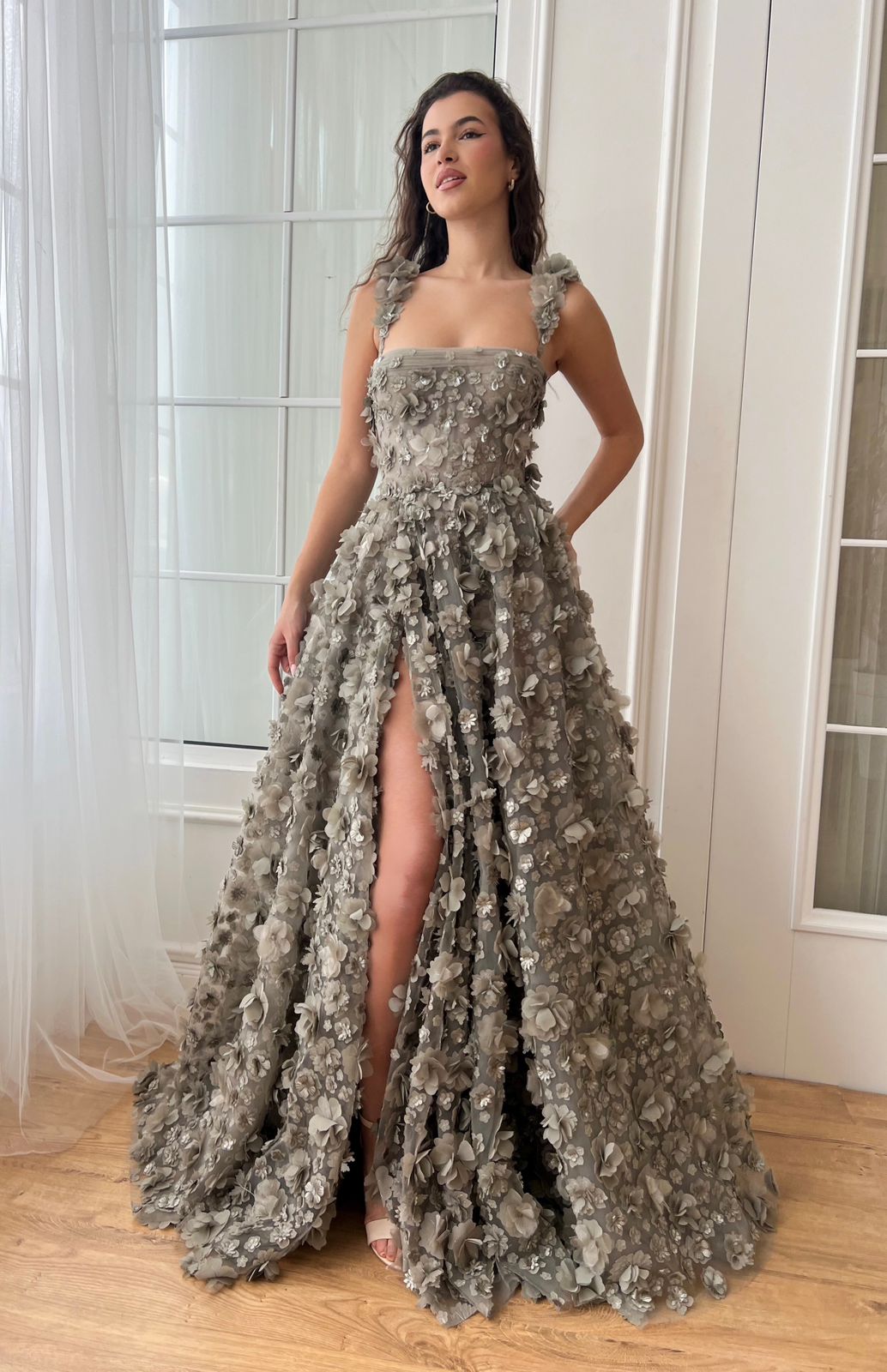 Misty Petal Couture Gown - Teuta Matoshi