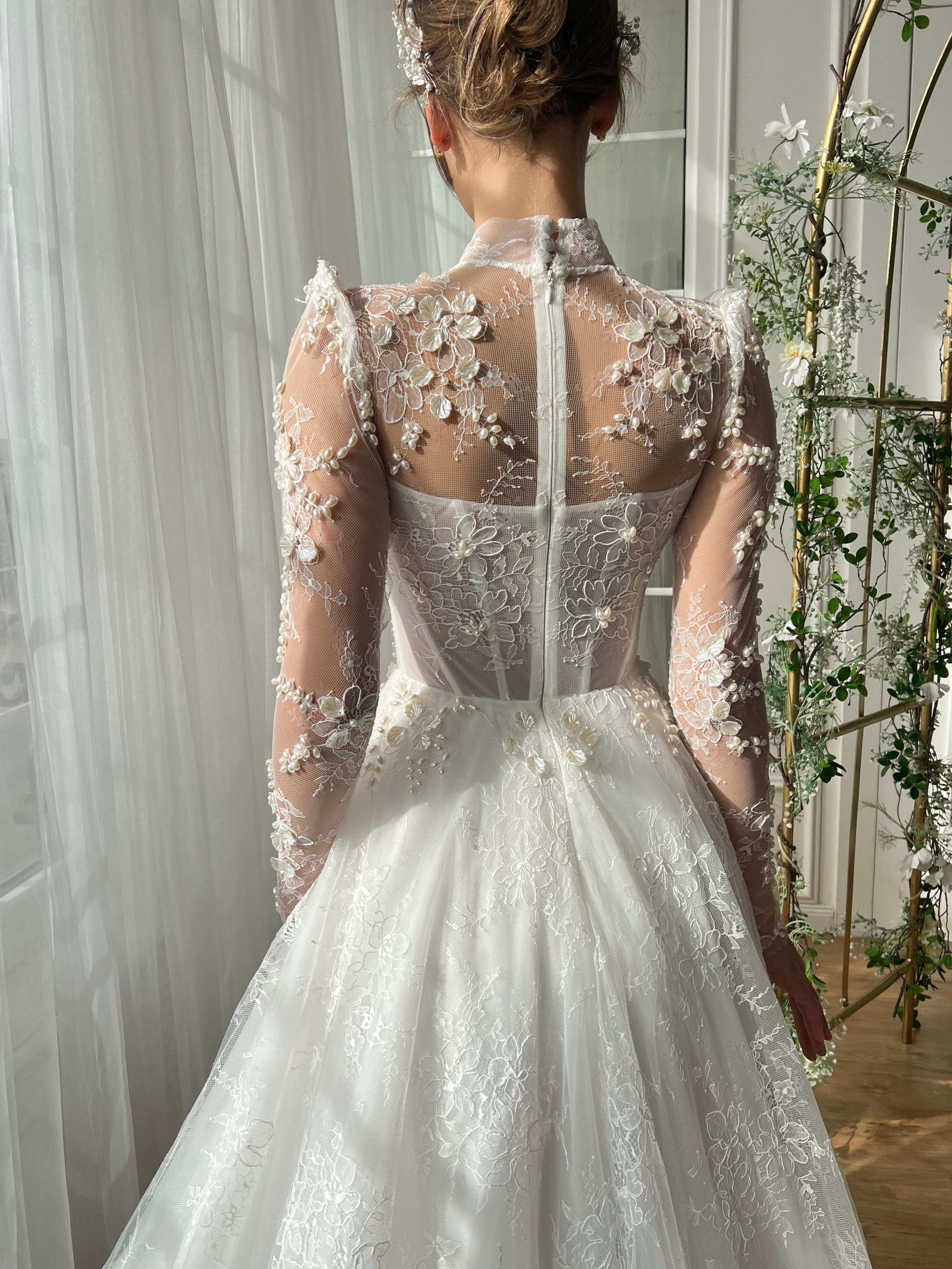 Illusion Garden Bliss Gown Teuta Matoshi Illusion Garden Bliss Gown Teuta Matoshi