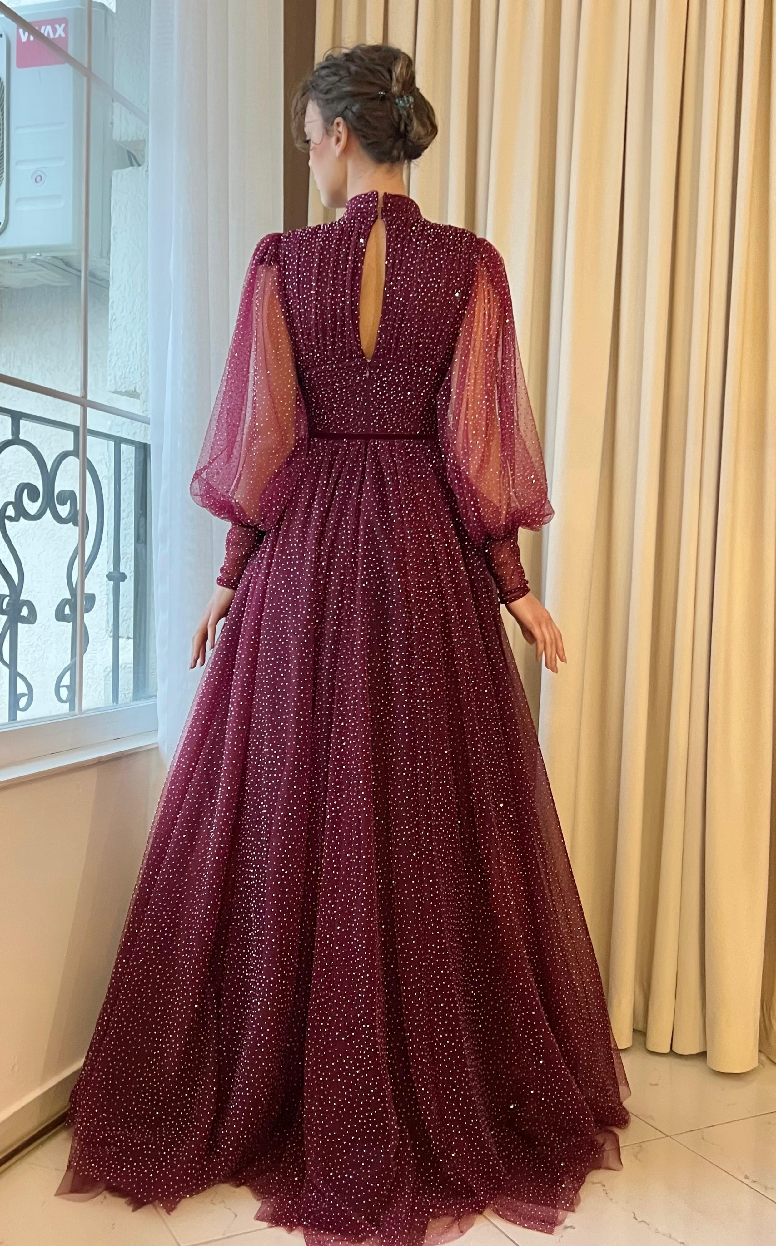 mulberry red dress Mulberry Dot Midi Dress Teuta Matoshi
