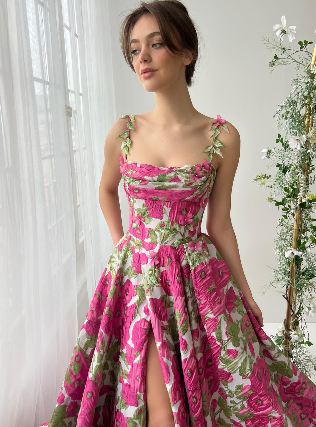Spring Jacquard Gown - Teuta Matoshi