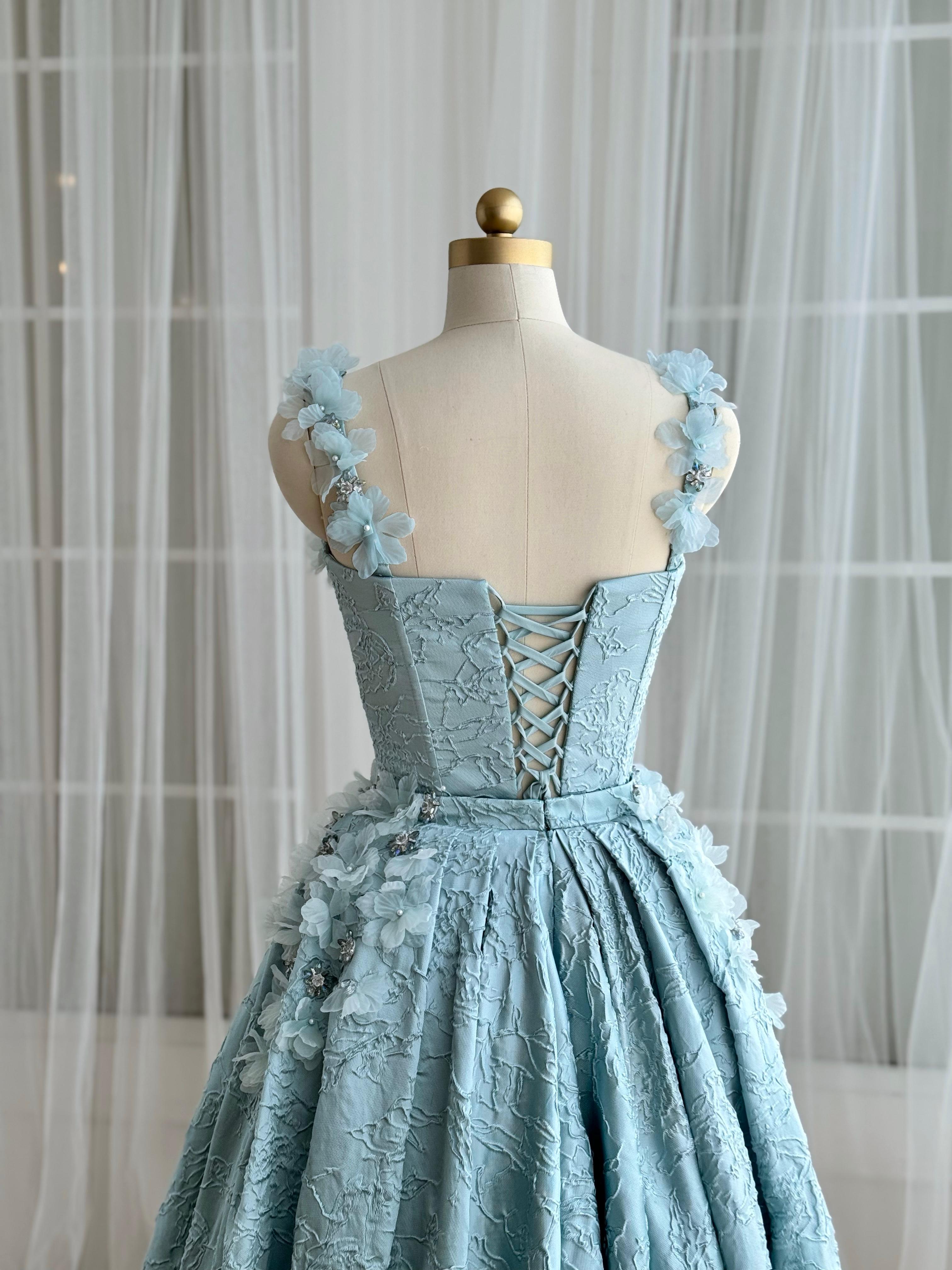 Bluebell Brocade Gown Teuta Matoshi Bluebell Brocade Gown Teuta Matoshi