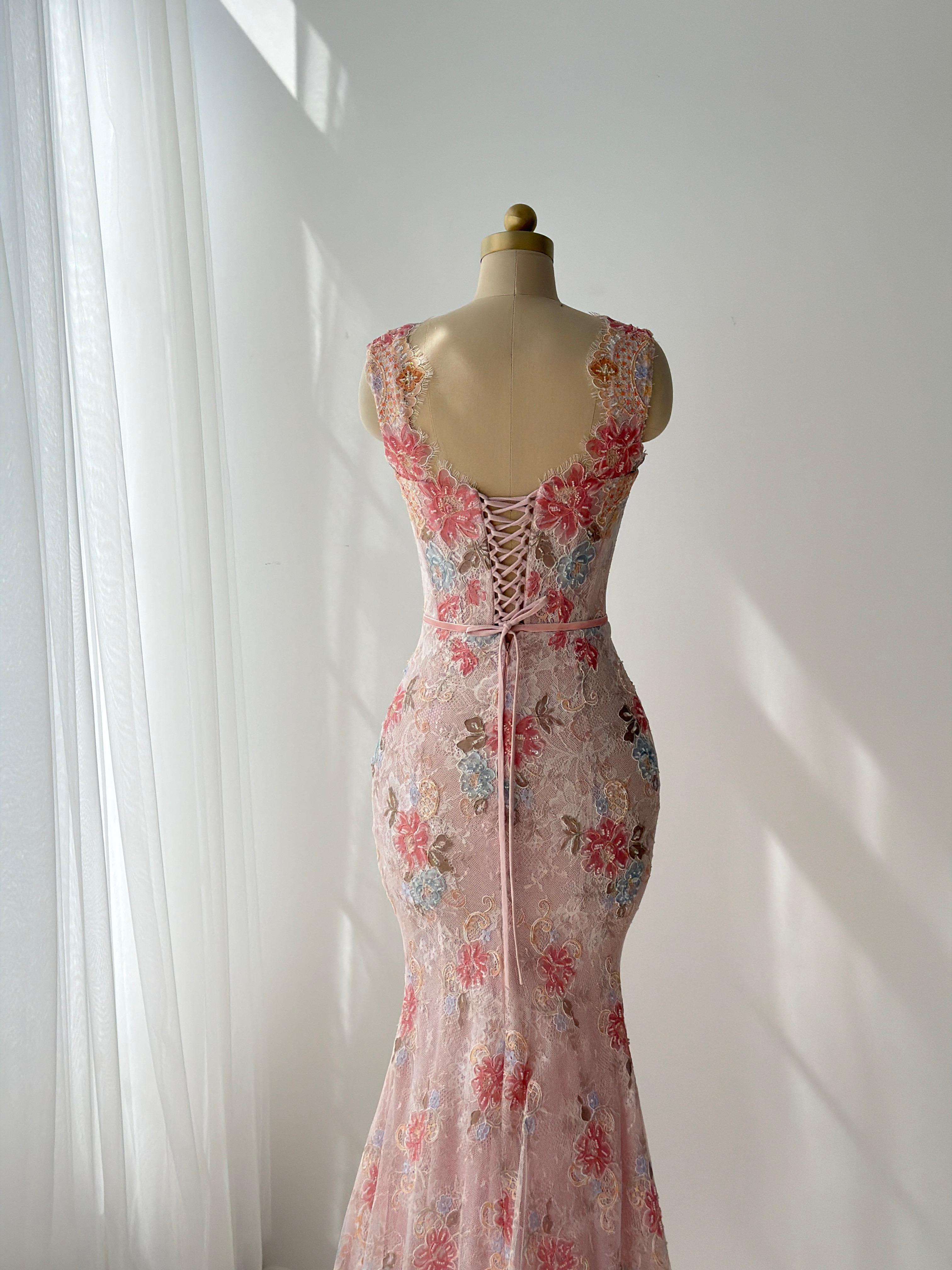 Liora Lace Mermaid Dress Teuta Matoshi Liora Lace Mermaid Dress Teuta Matoshi