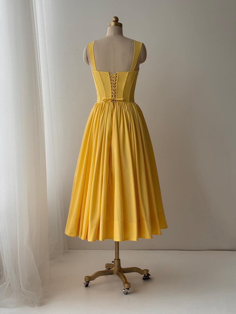 yellow taffeta bridesmaid dresses Mermaid Gorgeous V-neck Hand-Made Flower Sleeveless Long Taffeta Bridesmaid Dresses main image 0
