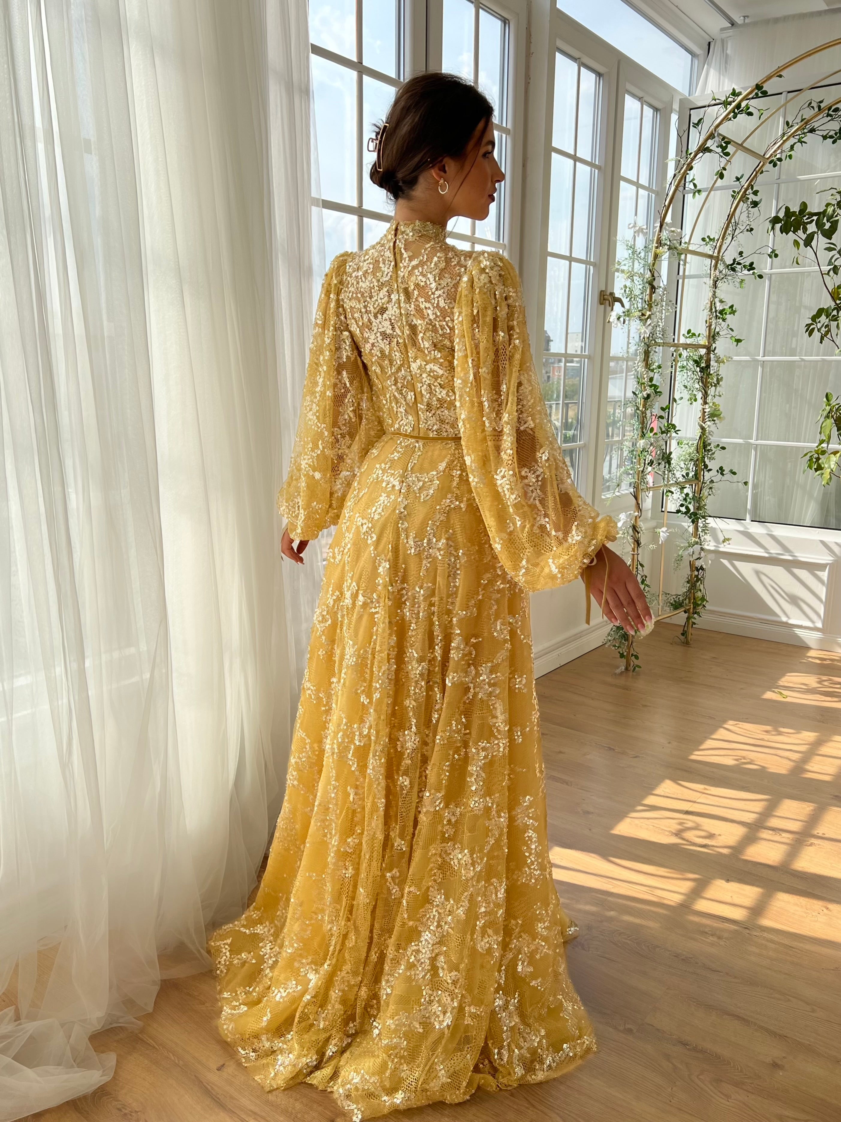Citrine Breeze Gown– Teuta Matoshi