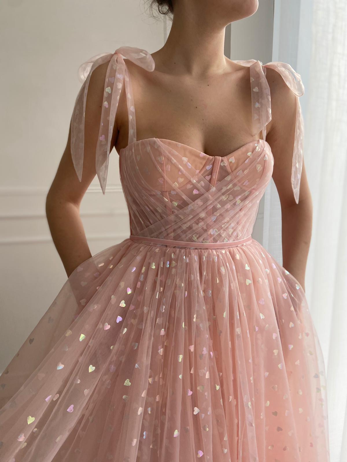 Pink Hearty Dress Teuta Matoshi Pink Hearty Dress Teuta Matoshi
