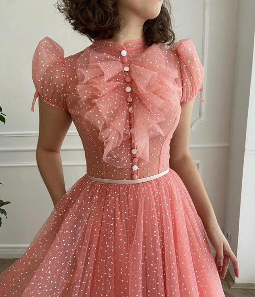 JILTU petite frill dress ピンク 0 Girls Pink Frill Dress | Angel & Rocket