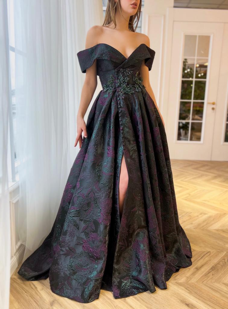 Noir Nostalgia Gown | Teuta Matoshi