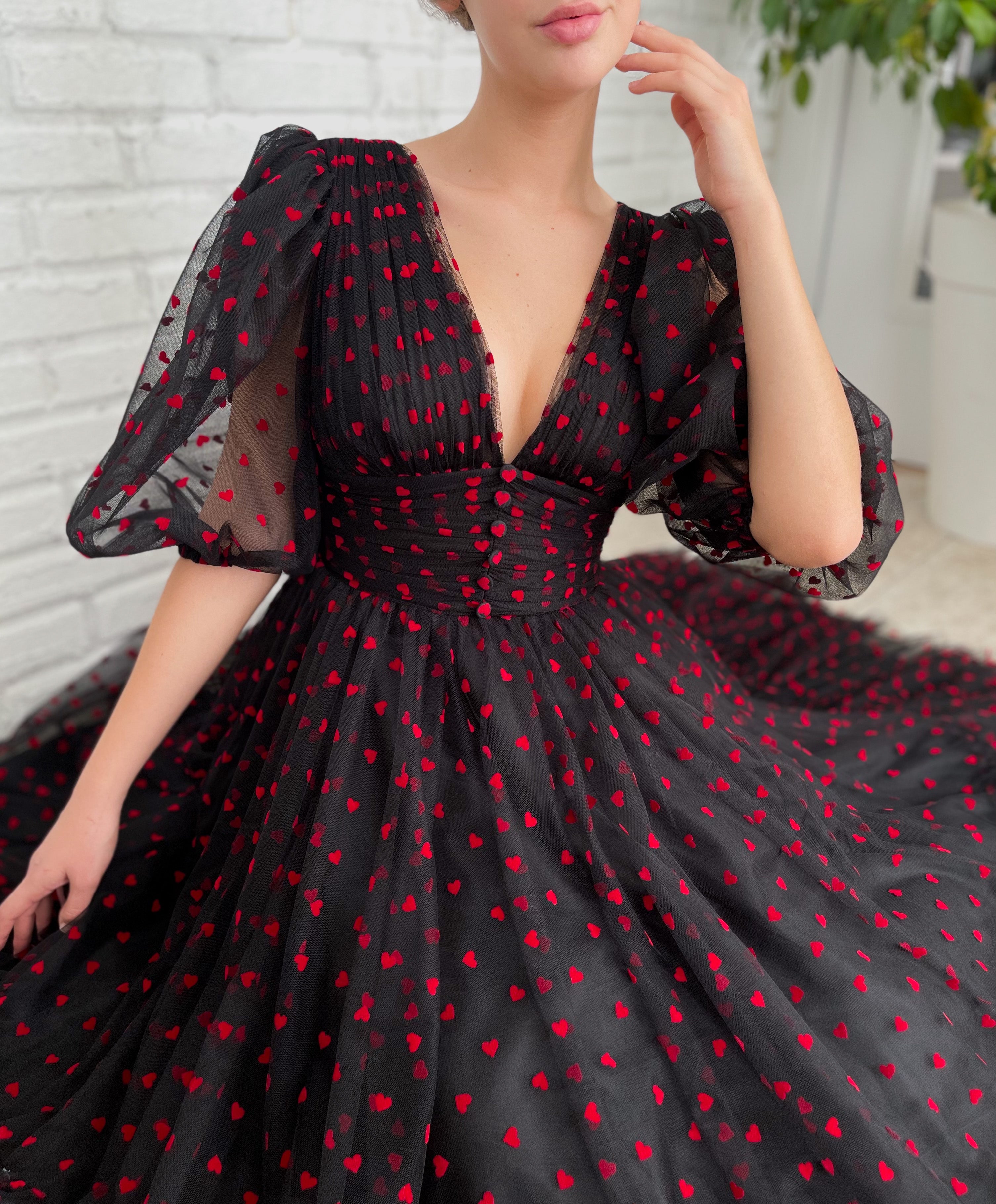 warm hearts midi dress Warm Hearts Midi Dress