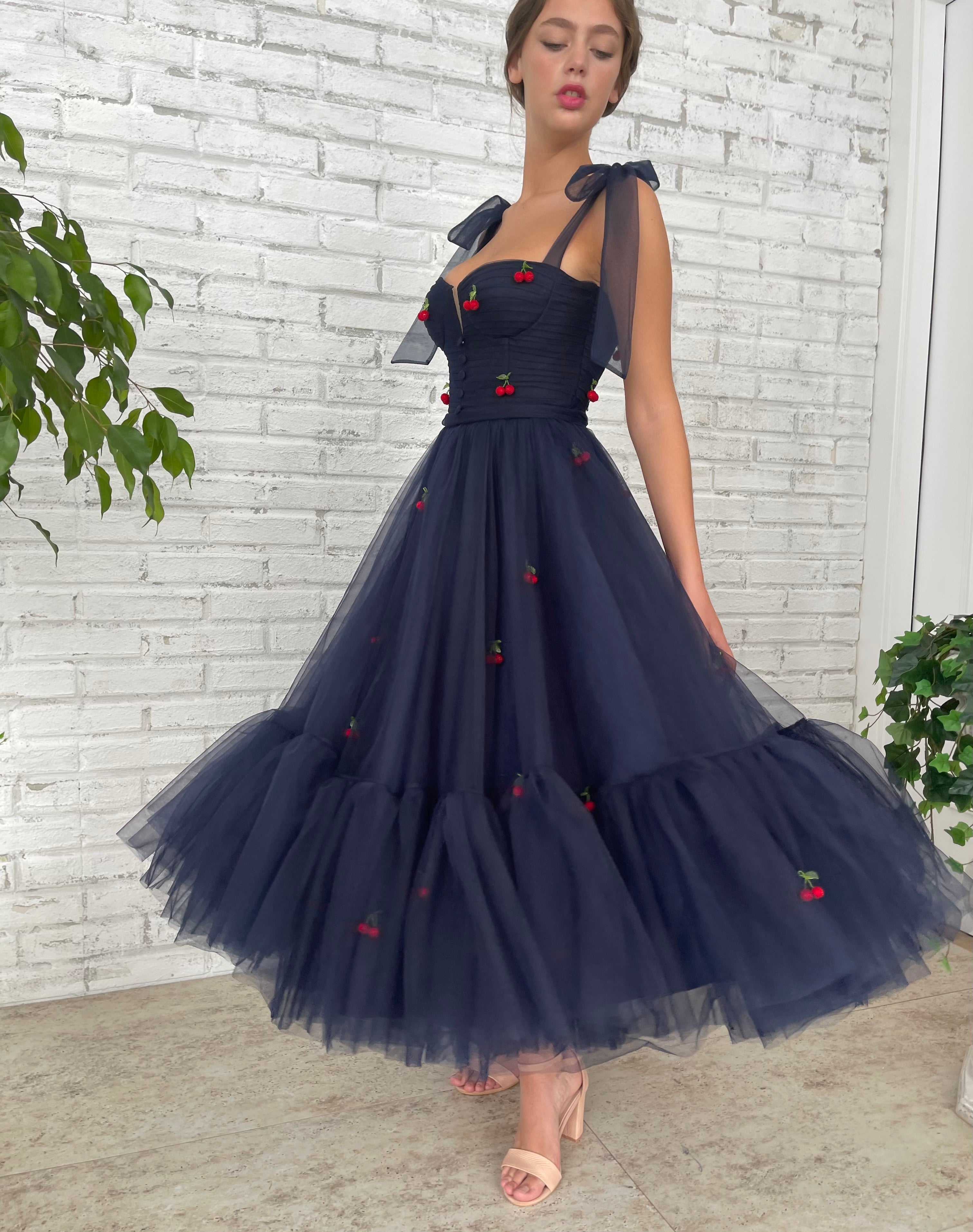 Mirage Cherry Dress– Teuta Matoshi