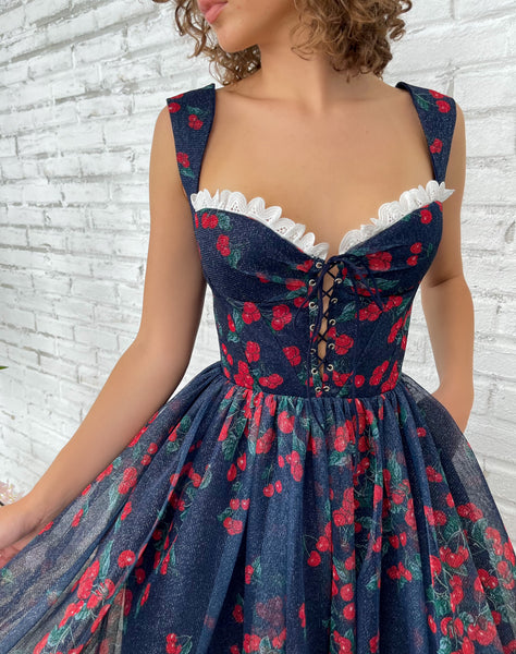 Midnight Cherry Dress– Teuta Matoshi