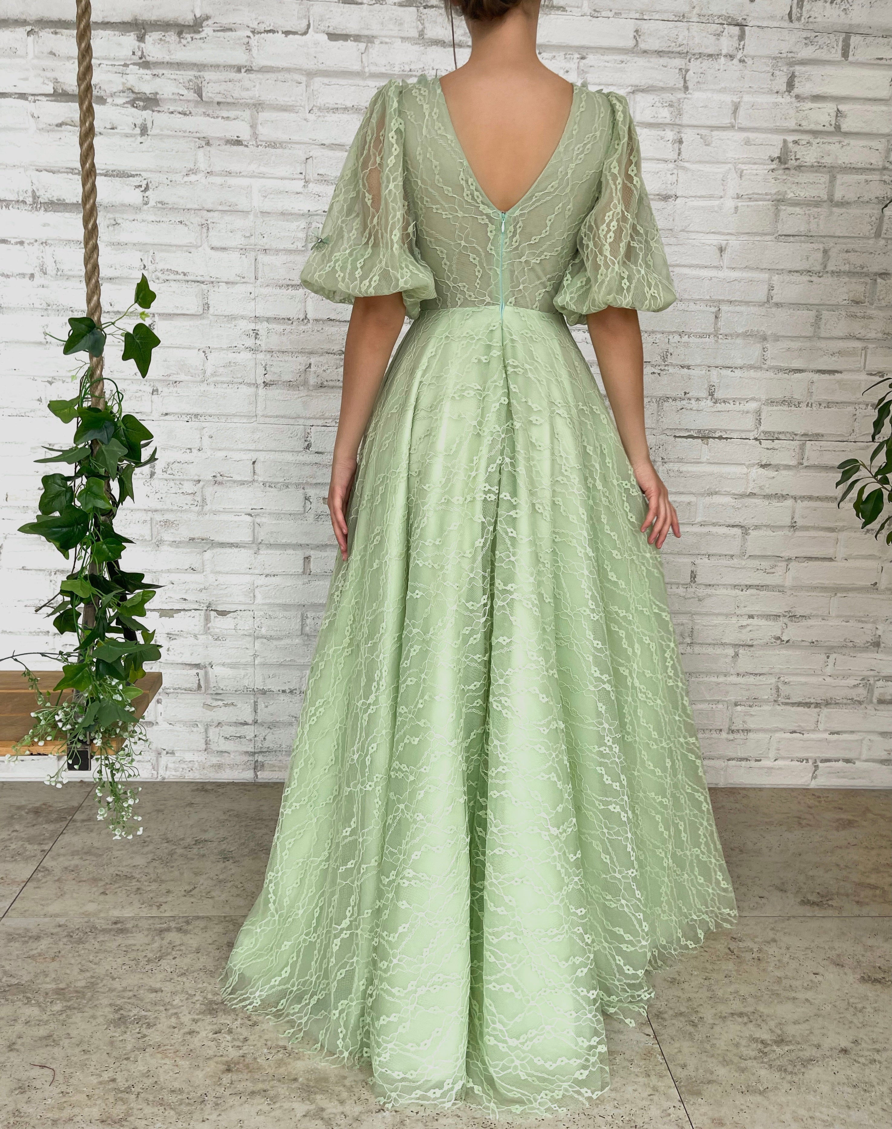 Mint Tea Gown Teuta Matoshi Mint Tea Gown Teuta Matoshi