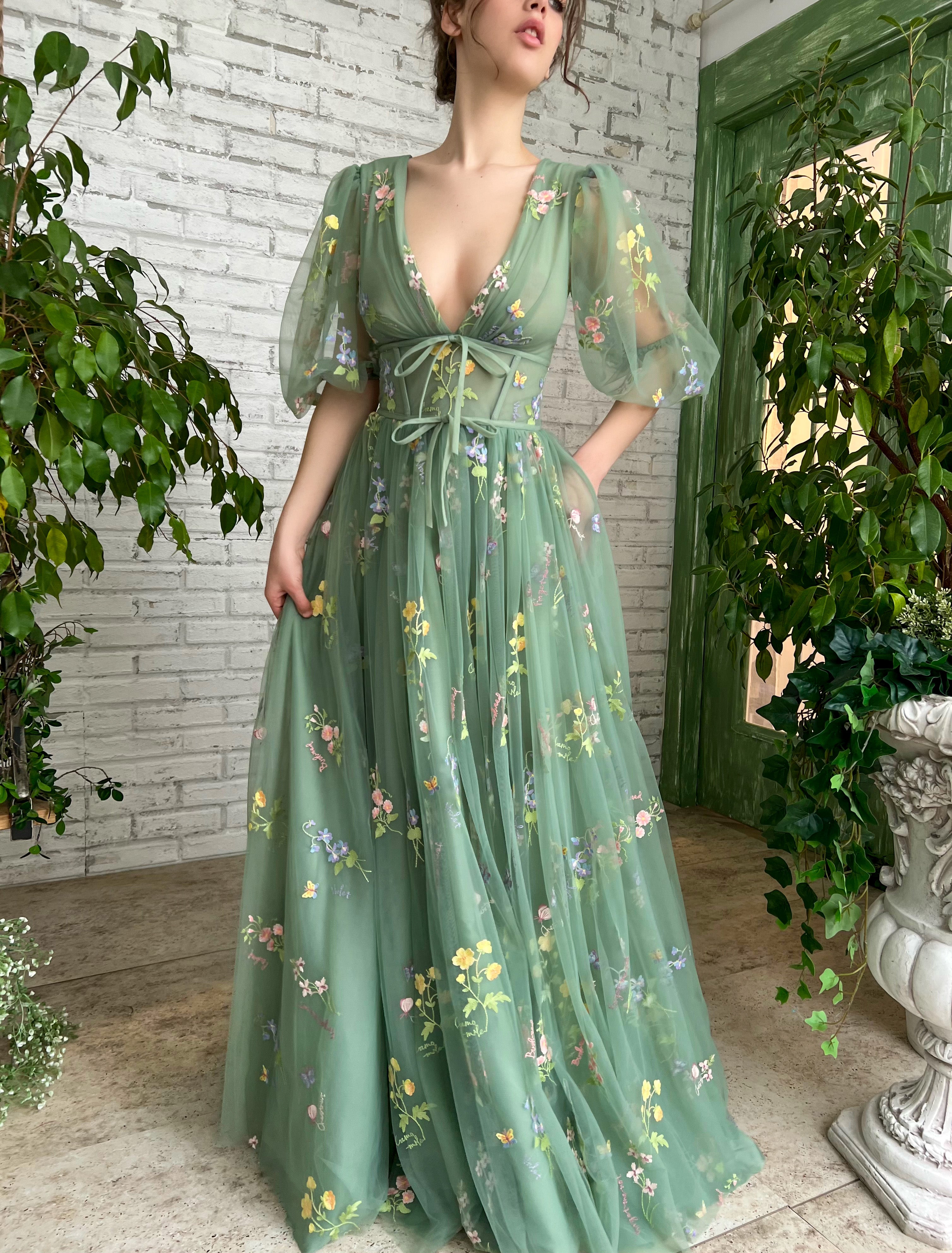 Flourishing Meadow Gown Teuta Matoshi Flourishing Meadow Gown Teuta Matoshi