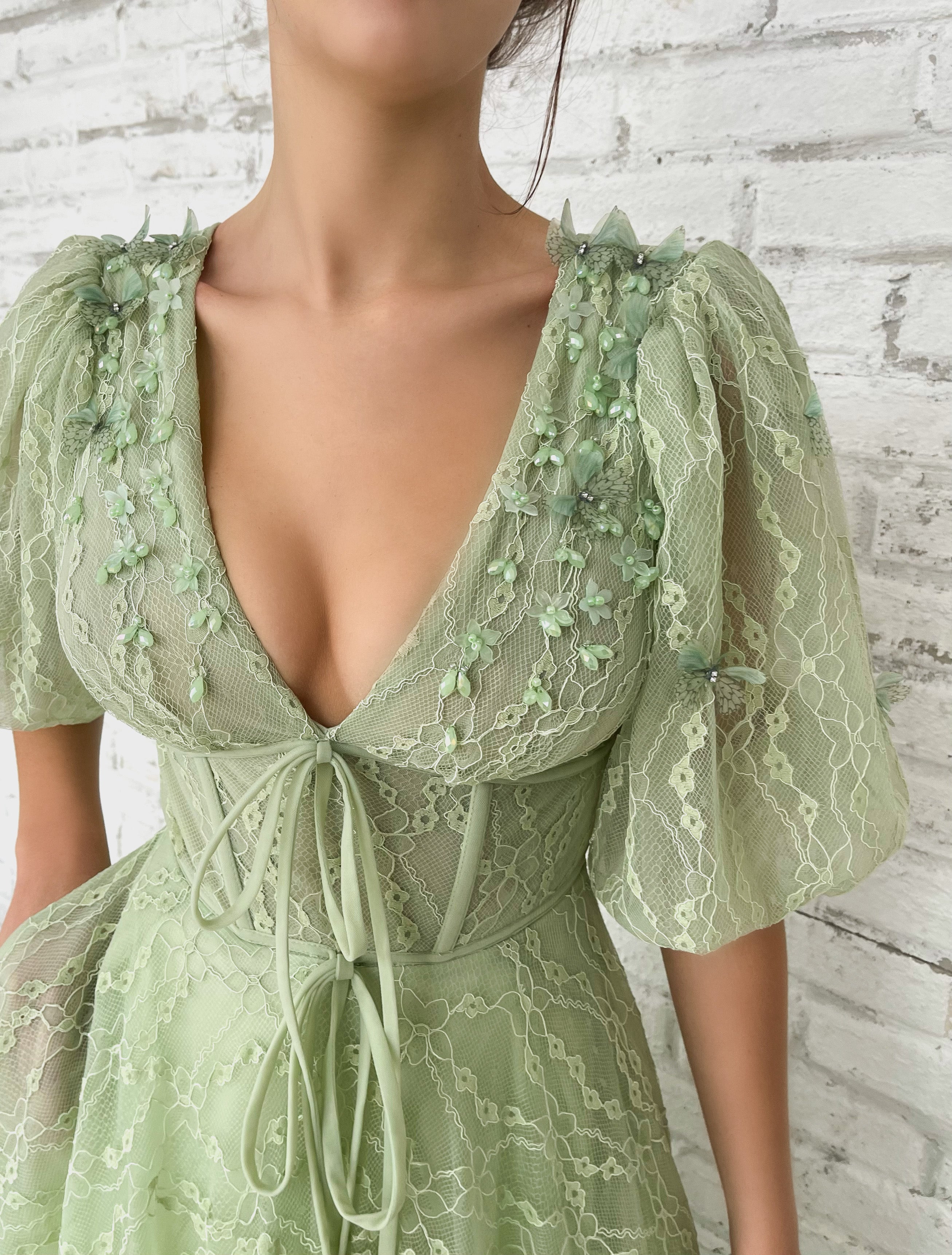 Mint Tea Gown Teuta Matoshi Mint Tea Gown Teuta Matoshi