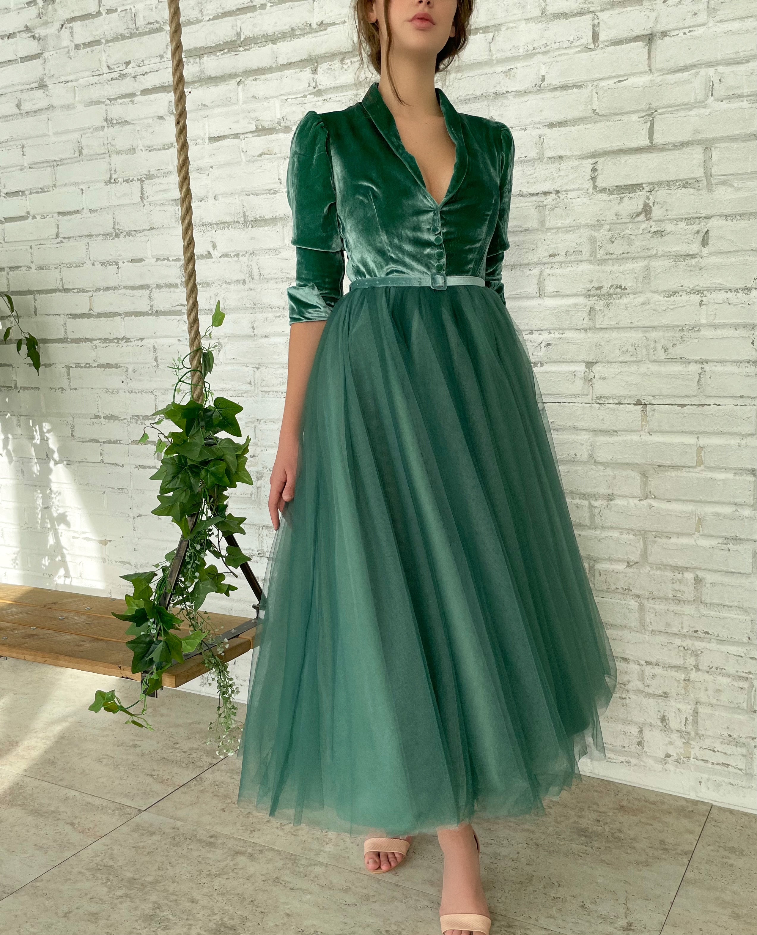 Buy Dark Burgundy Bridesmaid Velvet Dress High Quality Fabric Dress Maxi  Gown Dress Wrap V Neck Deep V Open Back Long Sleeve With High Wrap Slit  Online in India - Etsy